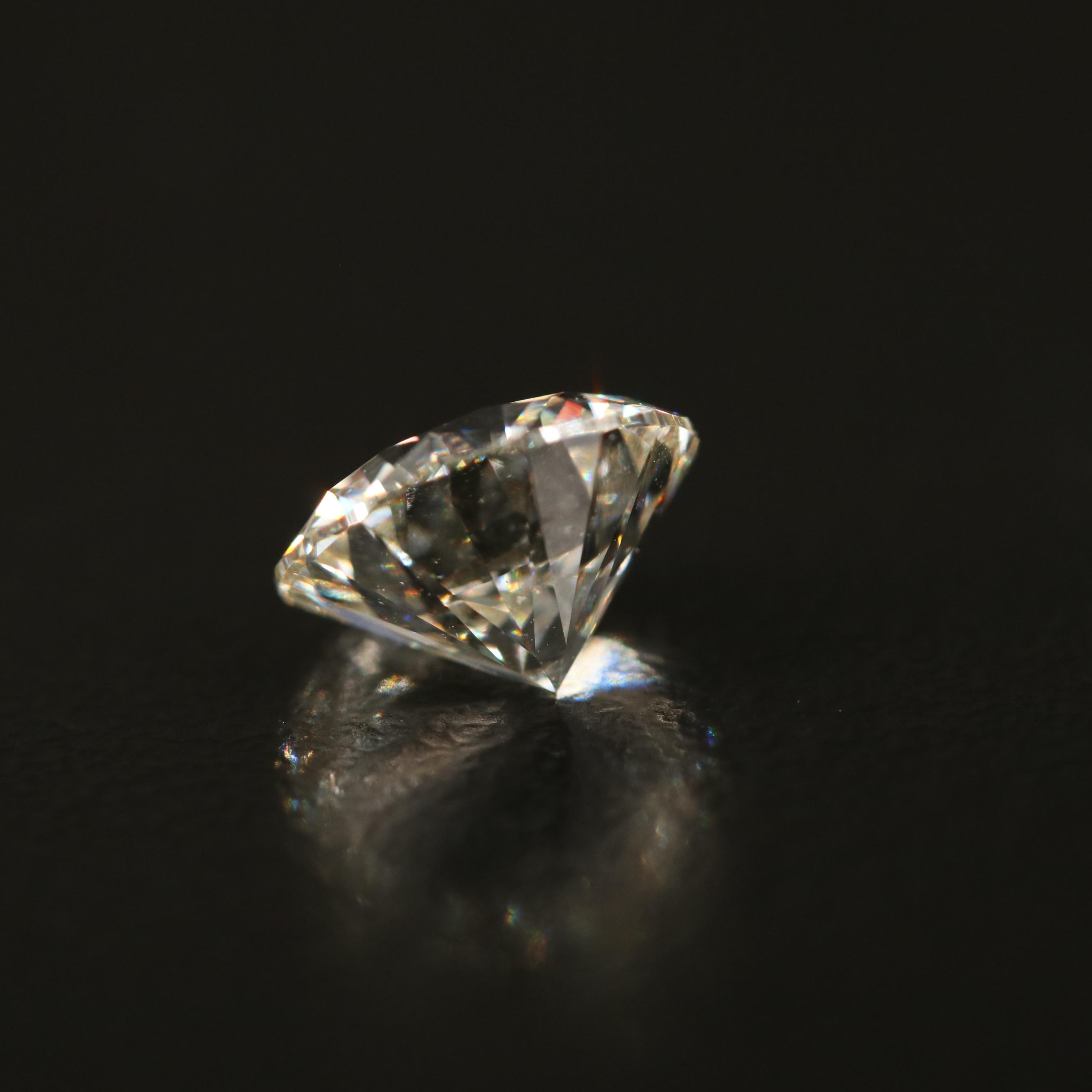 Loose 2.00 CT Lab Grown Round Brilliant Diamond