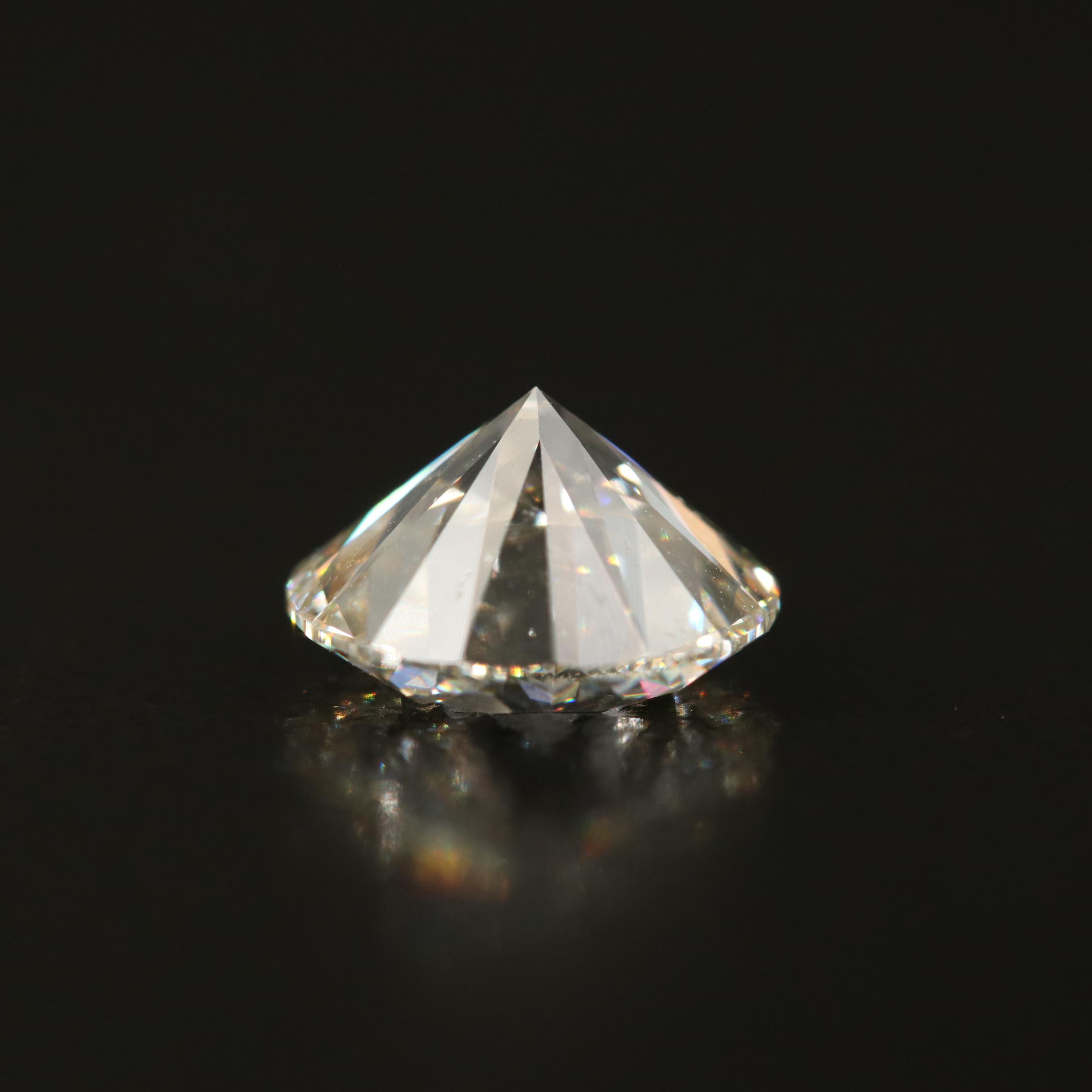 Loose 2.00 CT Lab Grown Round Brilliant Diamond