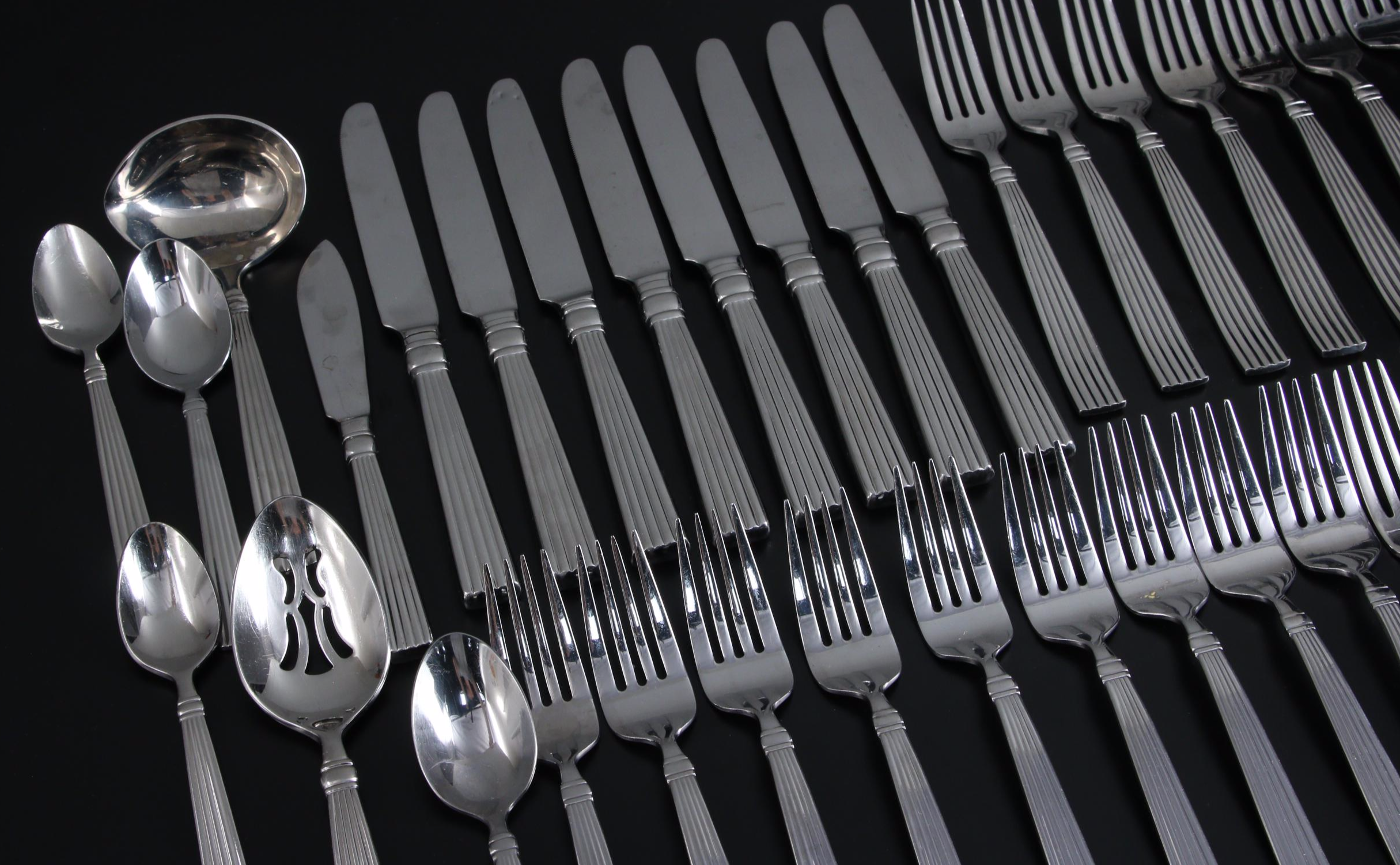 Reed & Barton "Crescendo and Crescendo II" Stainless Steel Flatware