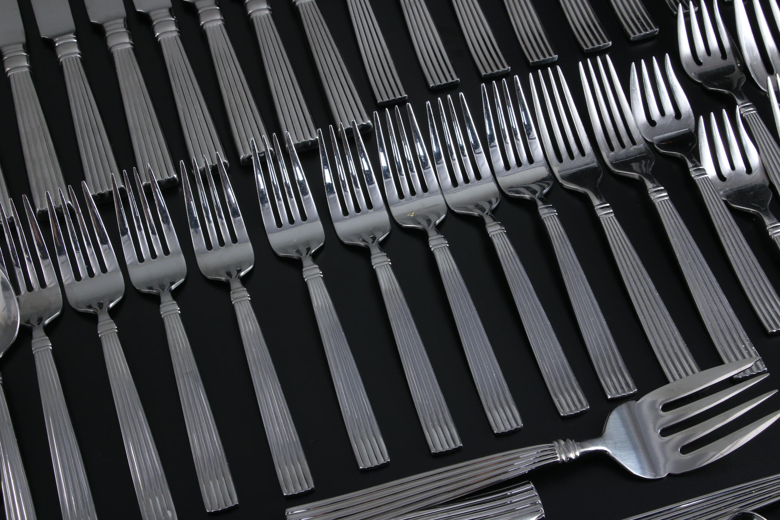 Reed & Barton "Crescendo and Crescendo II" Stainless Steel Flatware