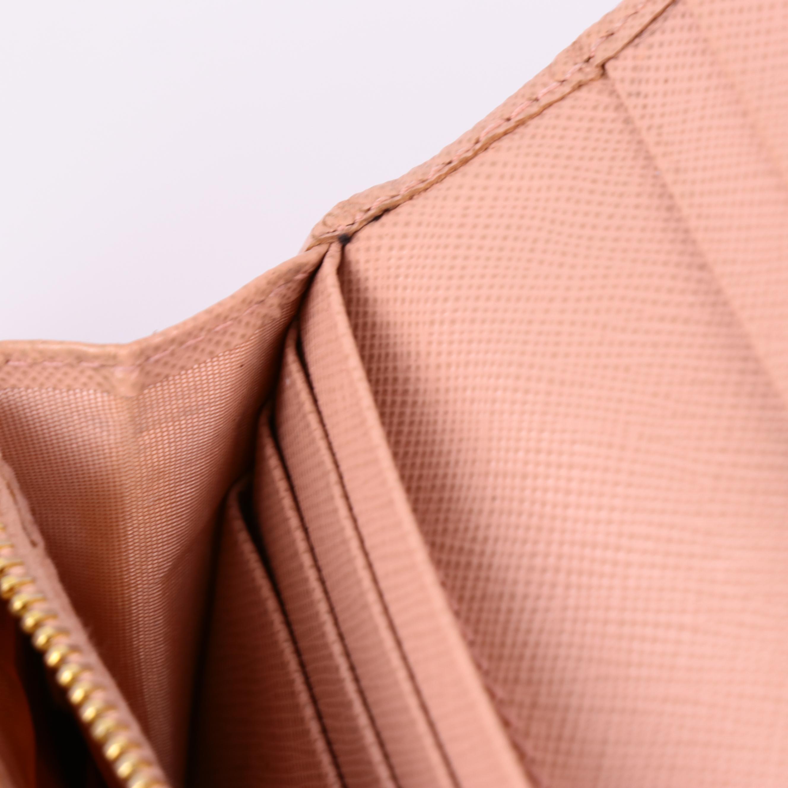 Prada Continental Flap Wallet in Orchidea Saffiano Leather