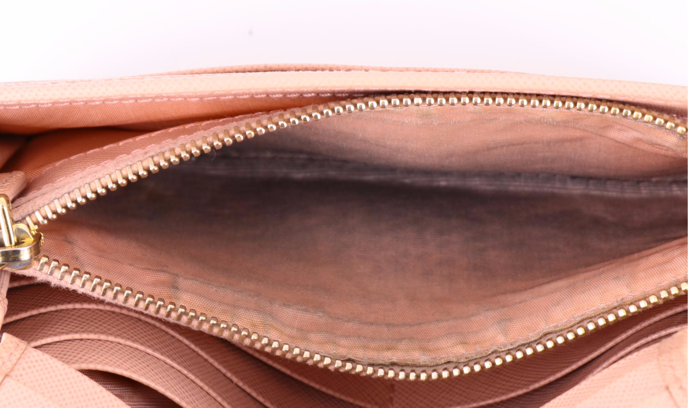 Prada Continental Flap Wallet in Orchidea Saffiano Leather