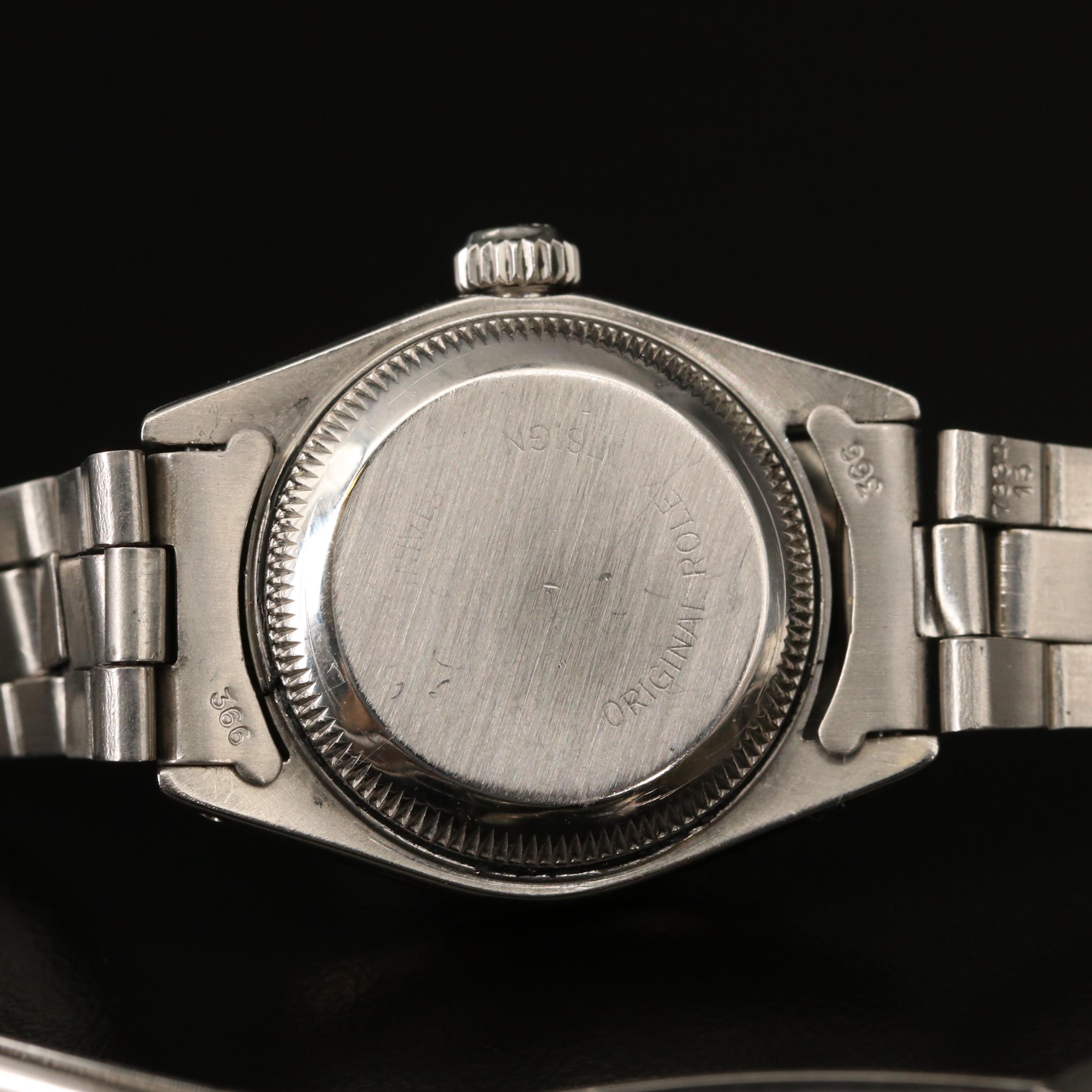 1978 Rolex "Datejust" Diamond Dial and Bezel Stainless Steel Watch