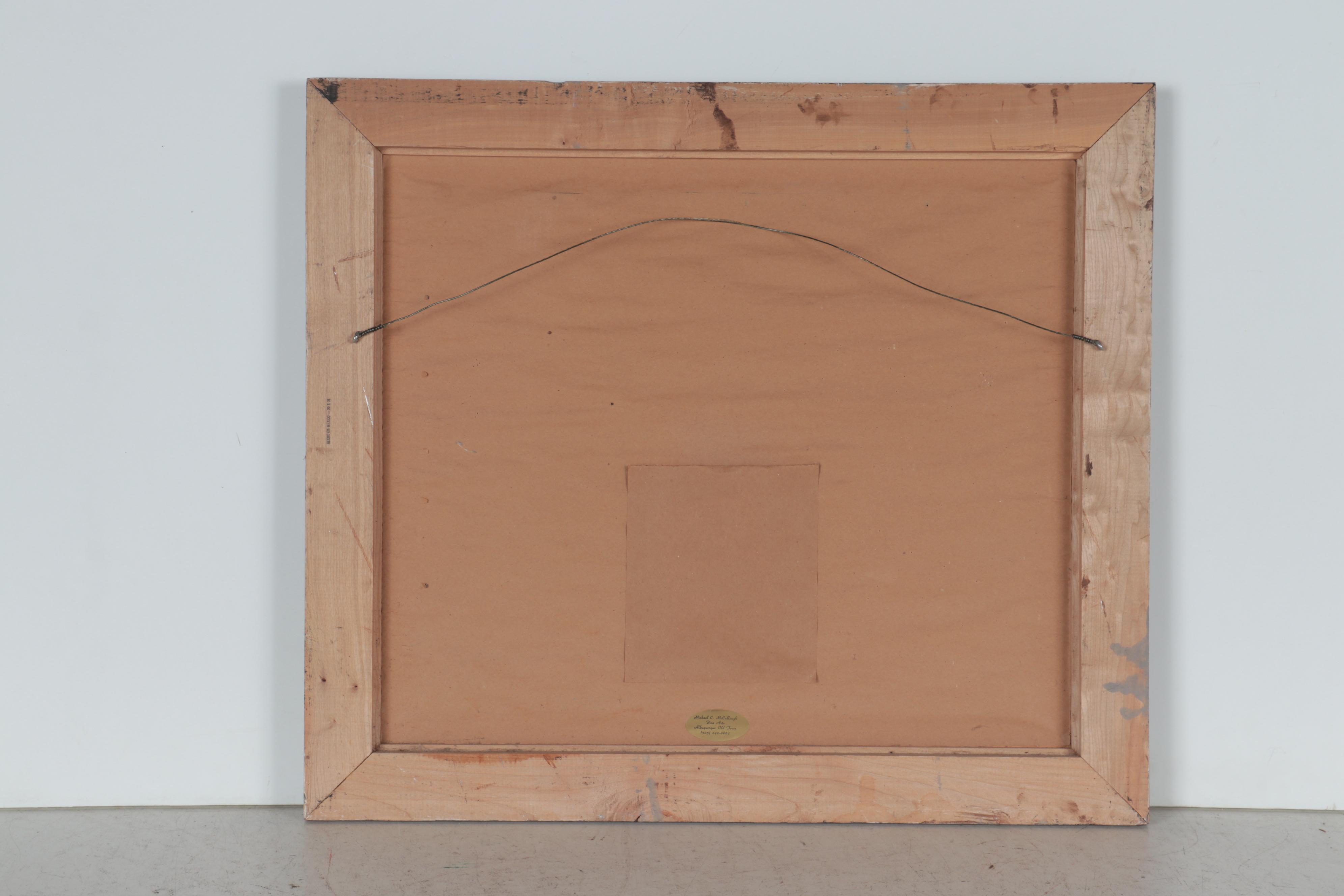 Michael McCullough Watercolor Painting "Taos Morning"