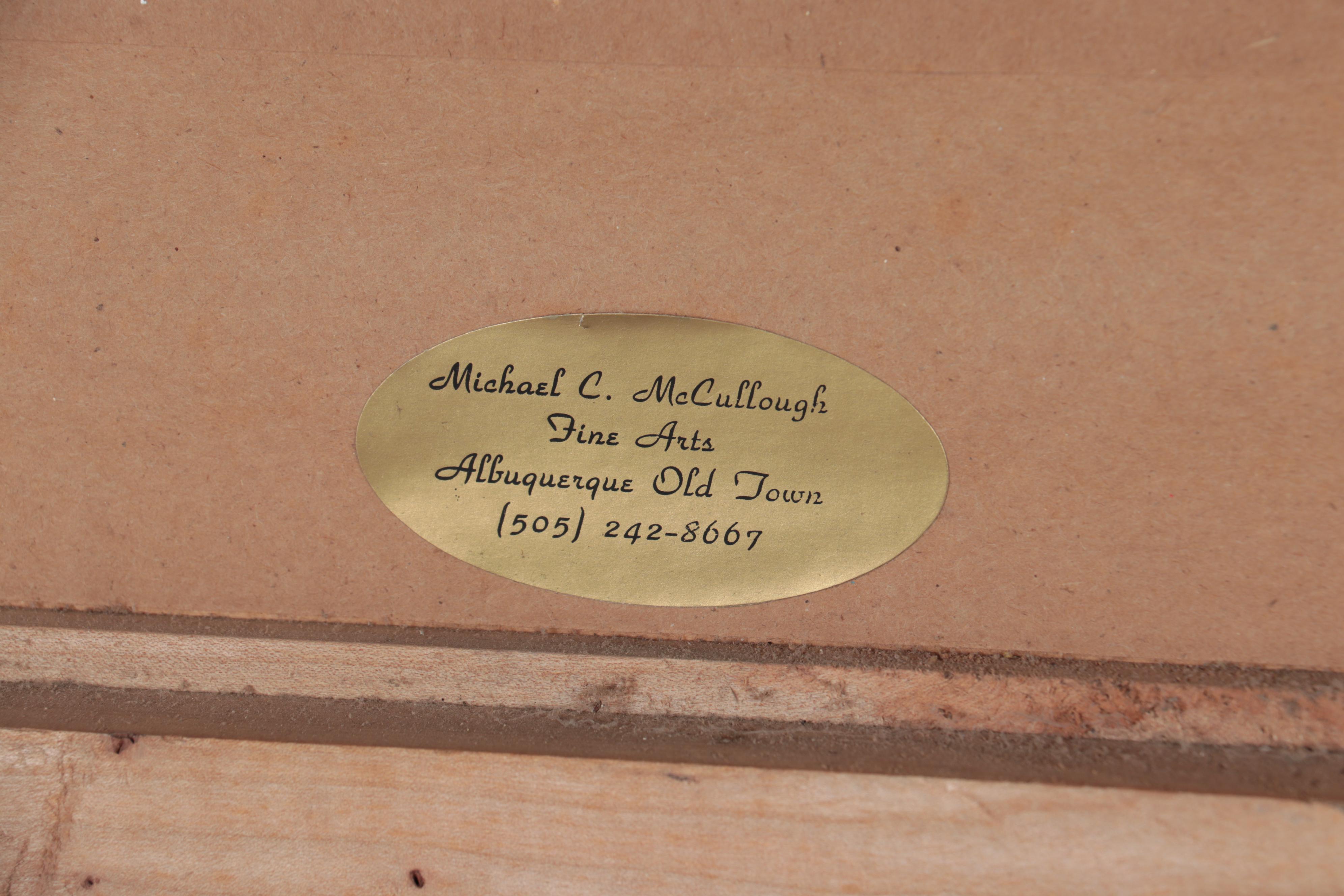 Michael McCullough Watercolor Painting "Taos Morning"