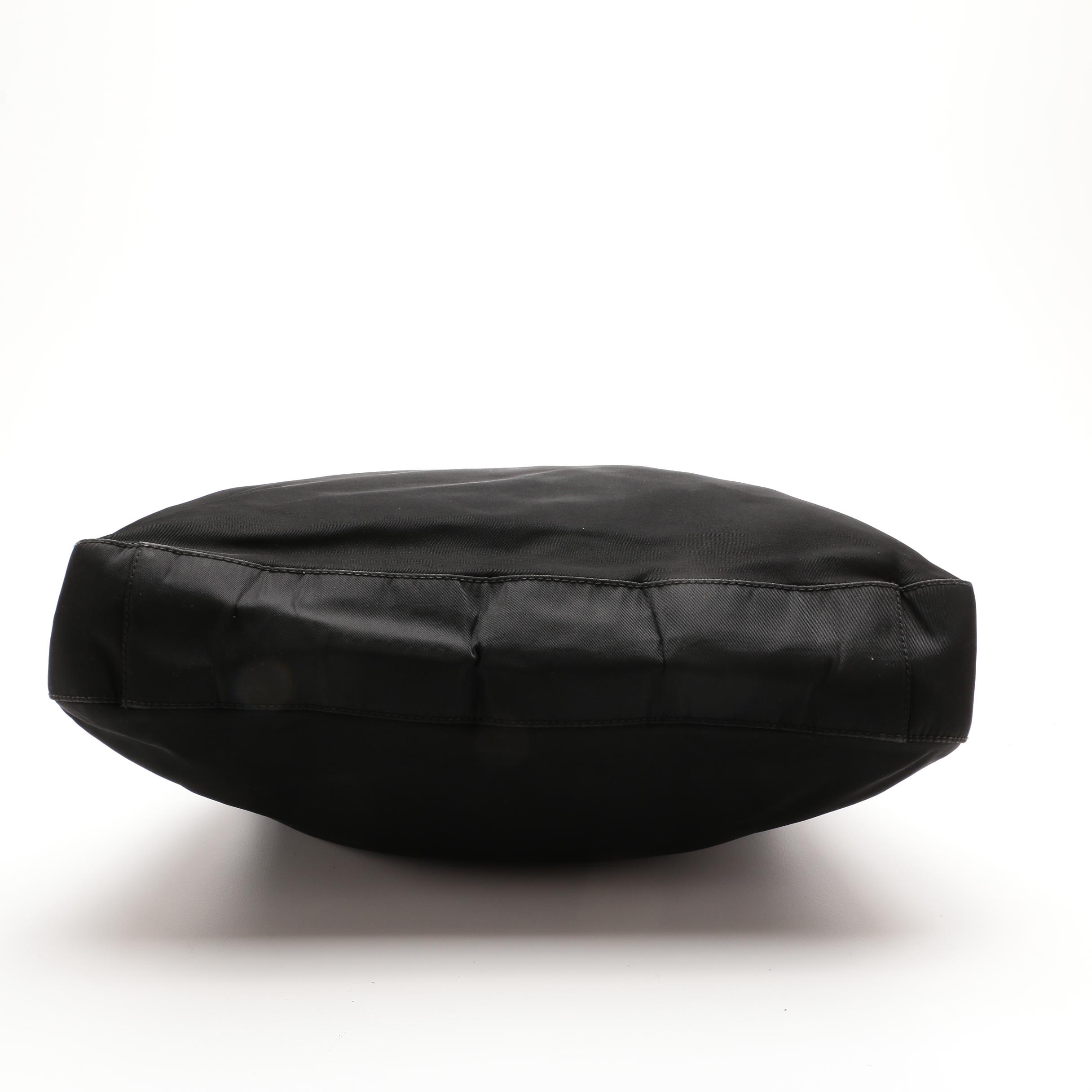 Prada Black Nylon Tessuto Shoulder Bag