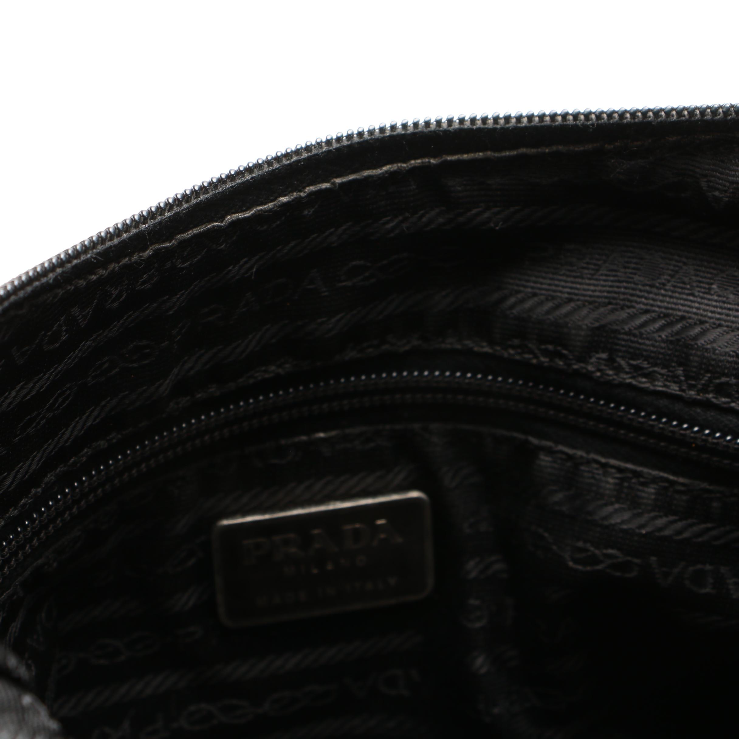 Prada Black Nylon Tessuto Shoulder Bag
