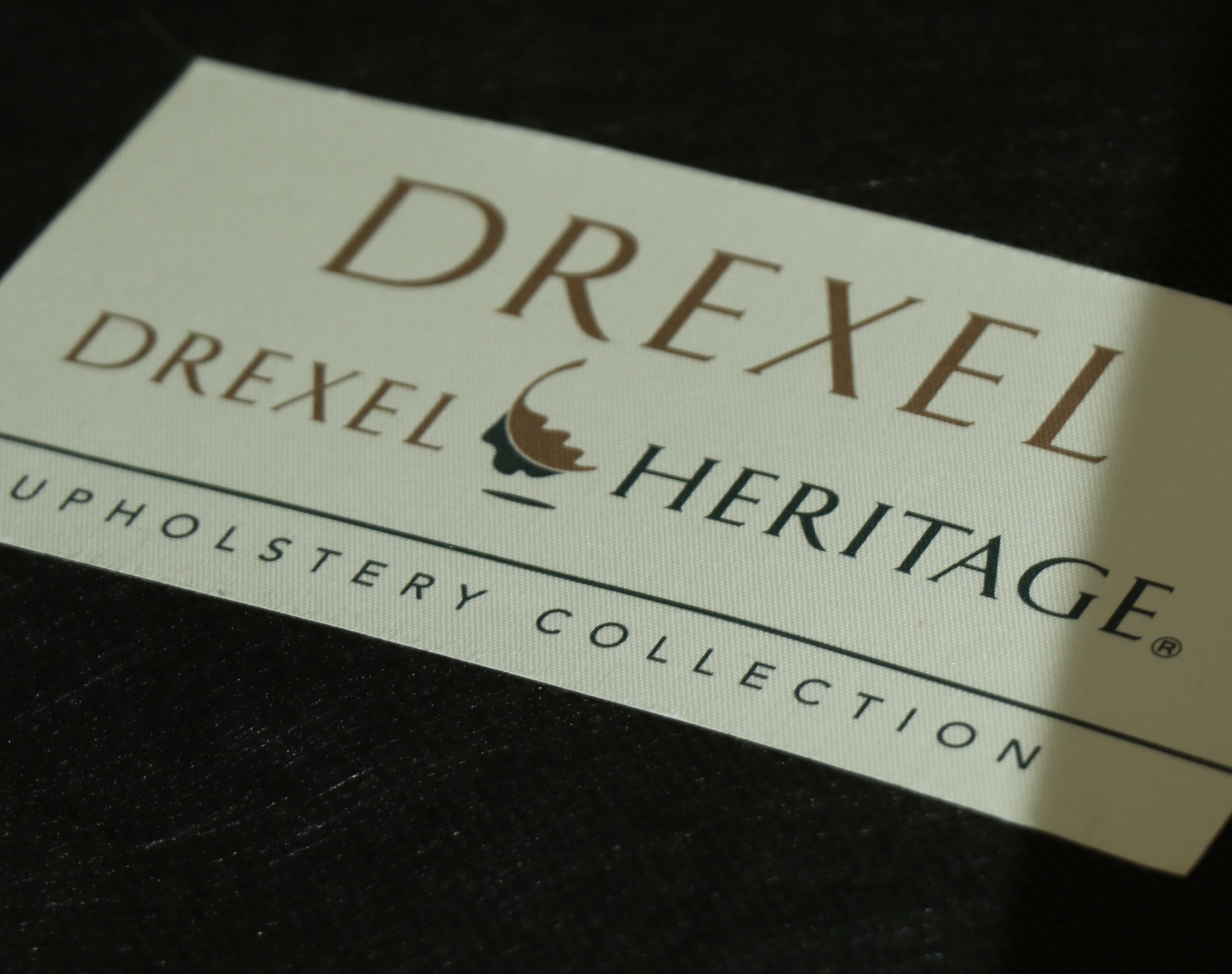 Drexel-Heritage Upholstered Armchair and Ottoman