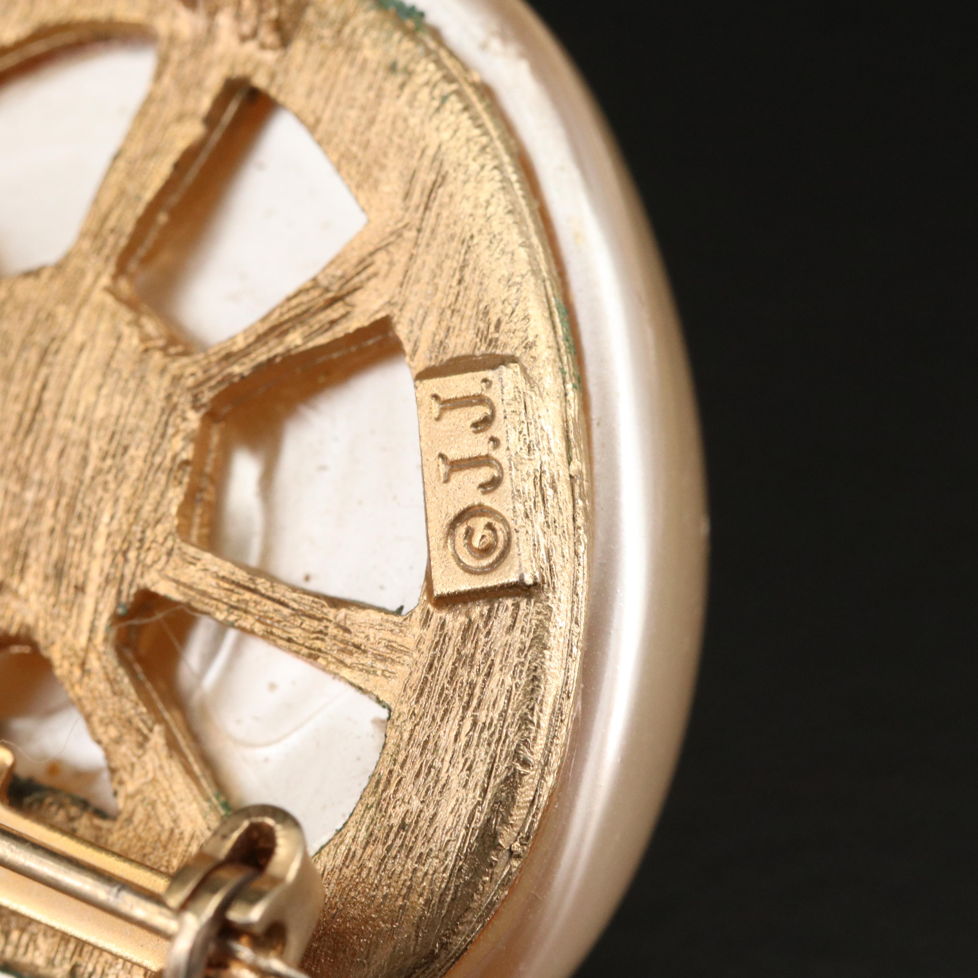 Antique and Vintage Brooches and Pins Featuring Wells, Anson and Giovanni