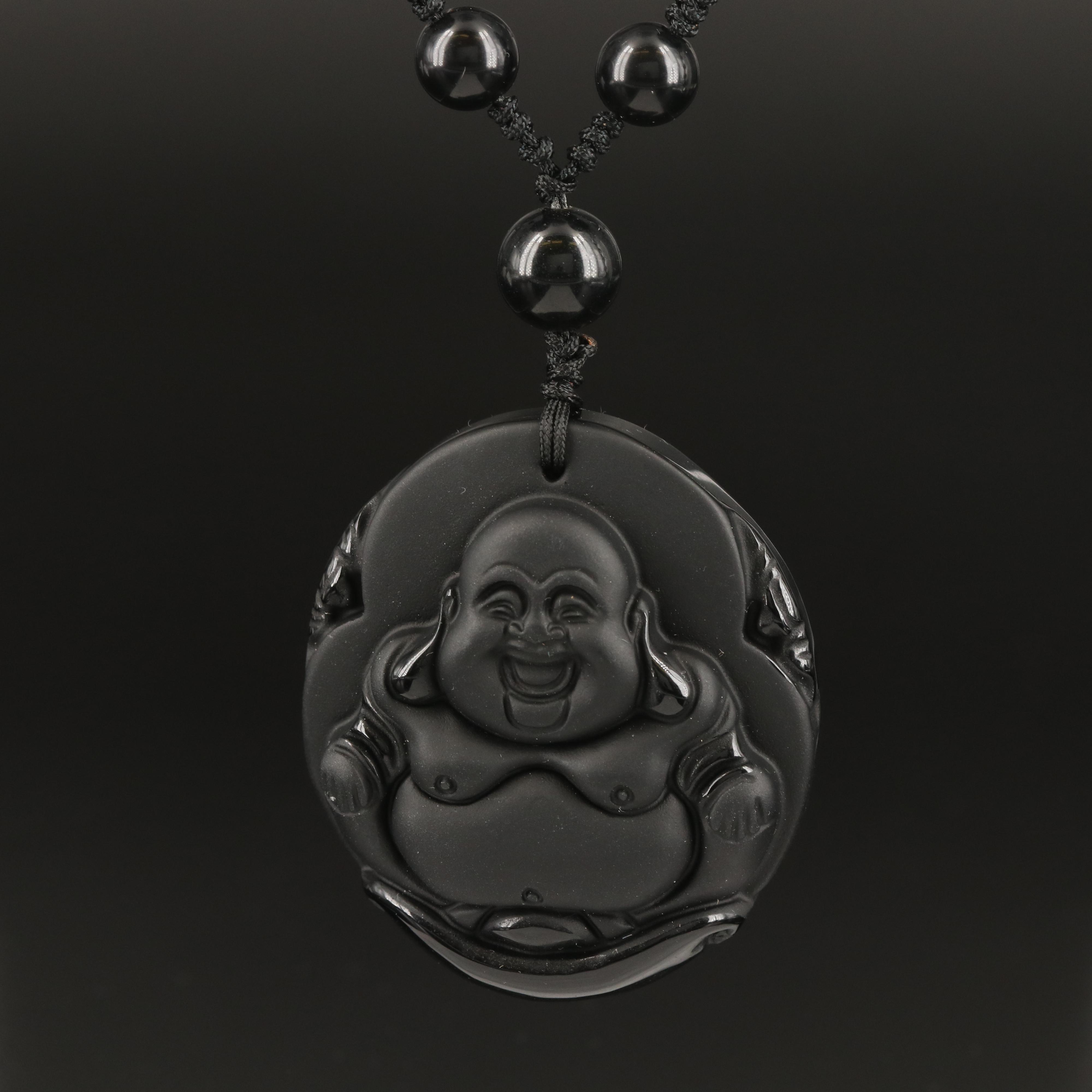 Budhai Obsidian Necklace