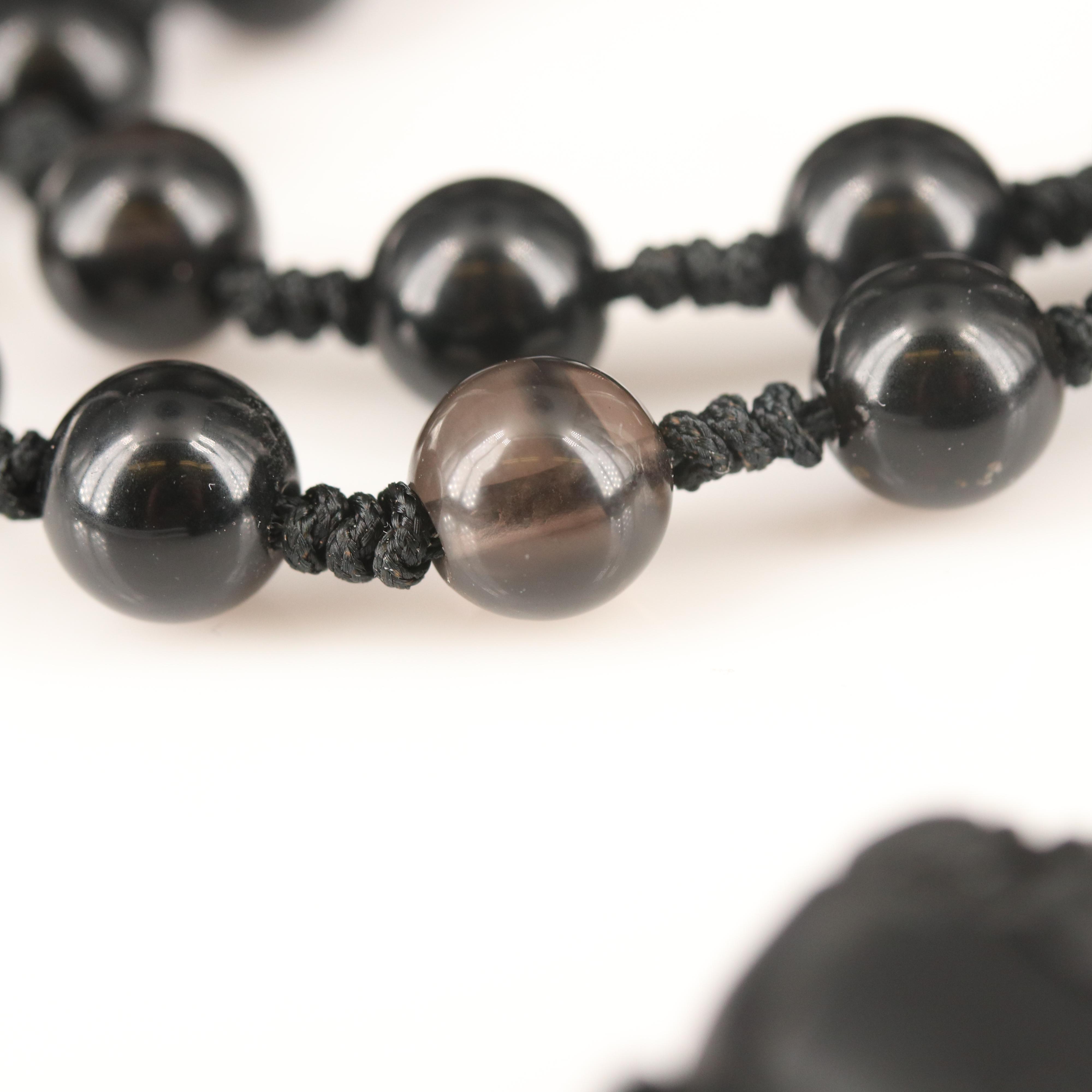 Budhai Obsidian Necklace