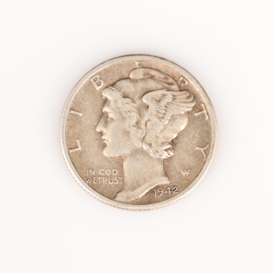 1942-D Mercury Silver Dime