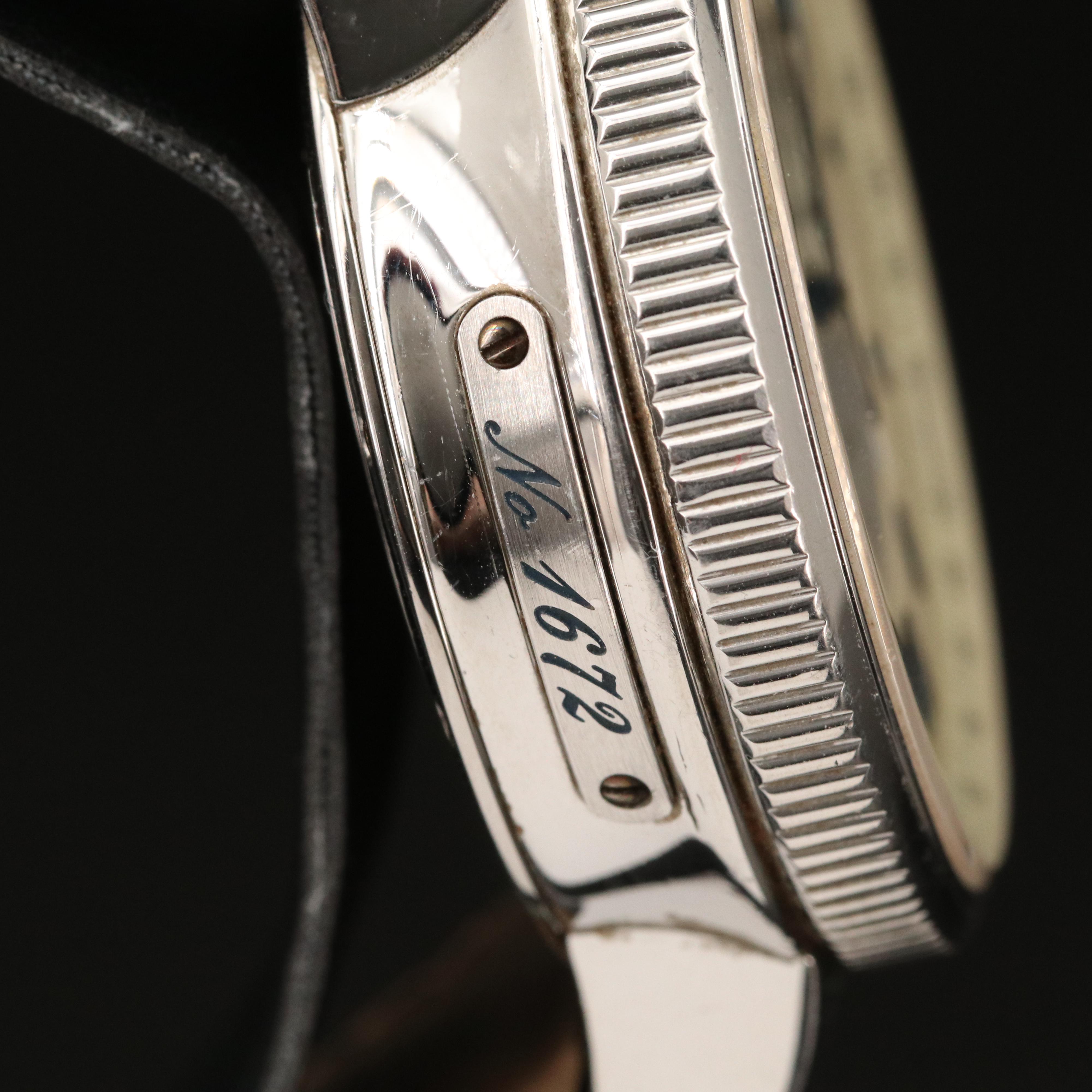 Ulysee Nardin Marine Chronograph Stainless Steel Watch