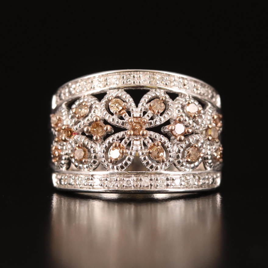 Sterling Diamond Band