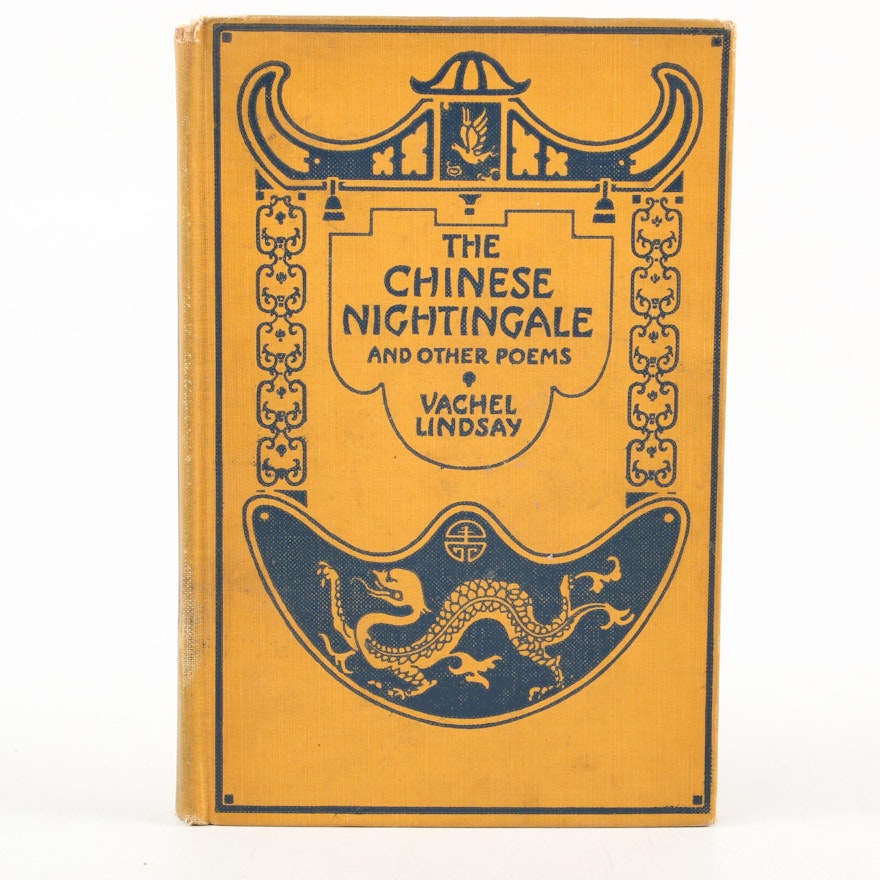 Signed "The Chinese Nightingale and Other Poems" by Vachel Lindsay, 1920