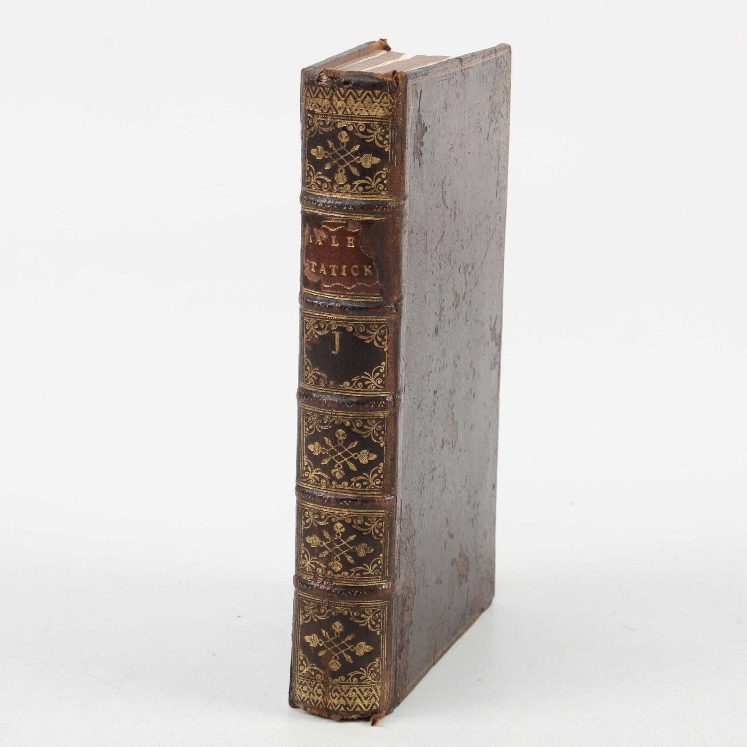 "Statical Essays" Third Edition by Stephen Hales, 1738