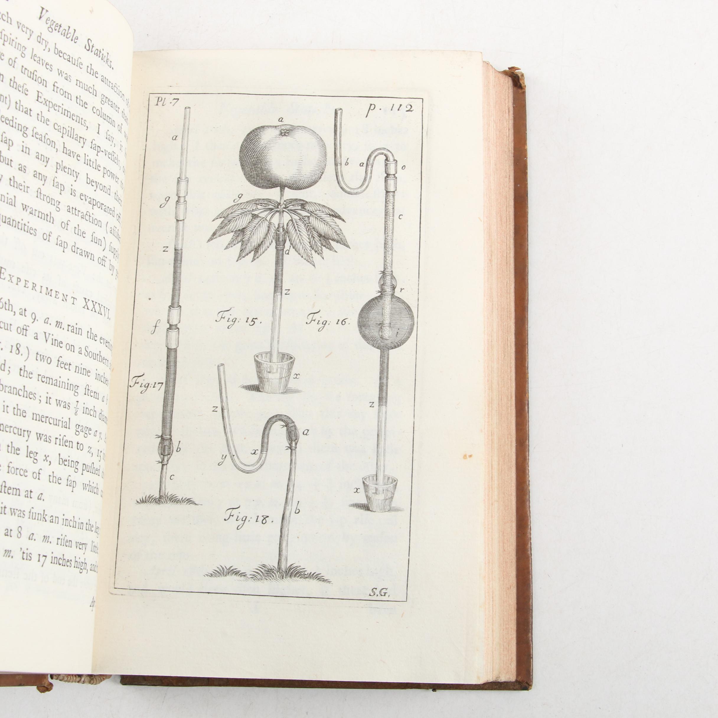 "Statical Essays" Third Edition by Stephen Hales, 1738