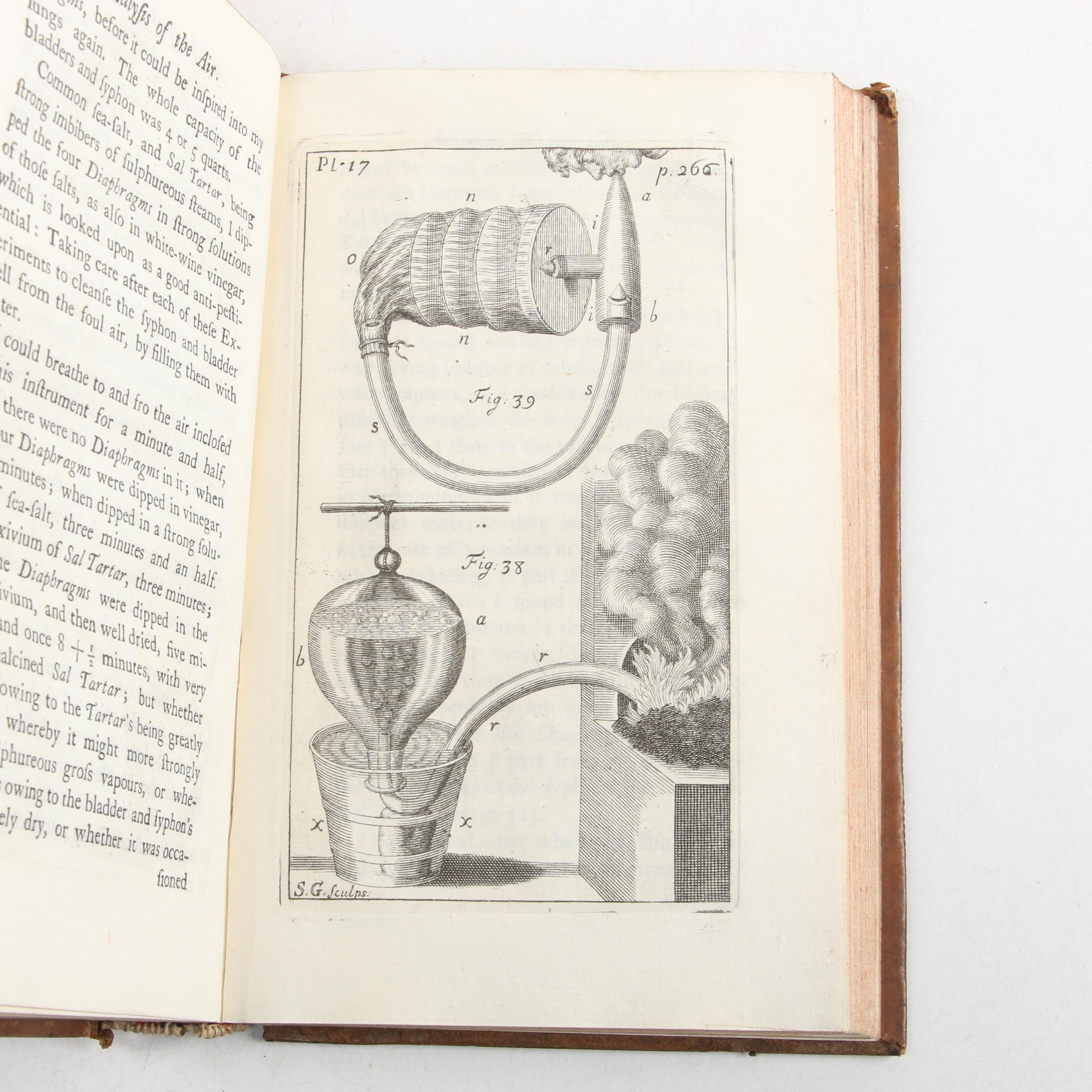 "Statical Essays" Third Edition by Stephen Hales, 1738