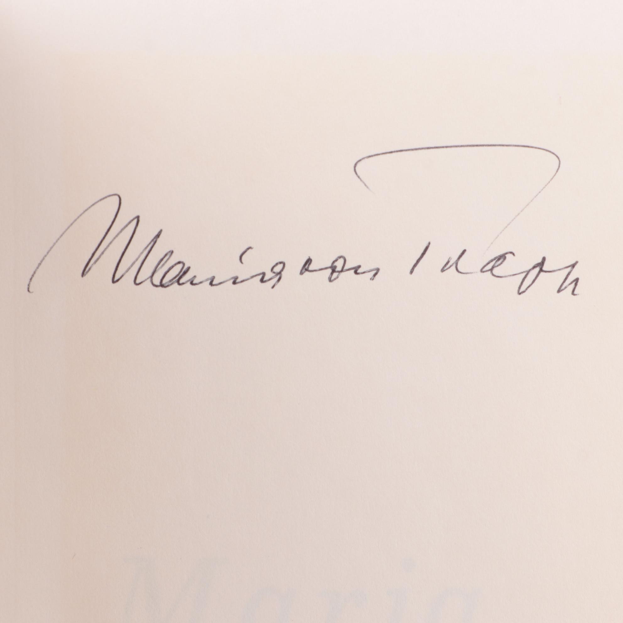 Signed "Maria: My Own Story" by Maria von Trapp, 1972