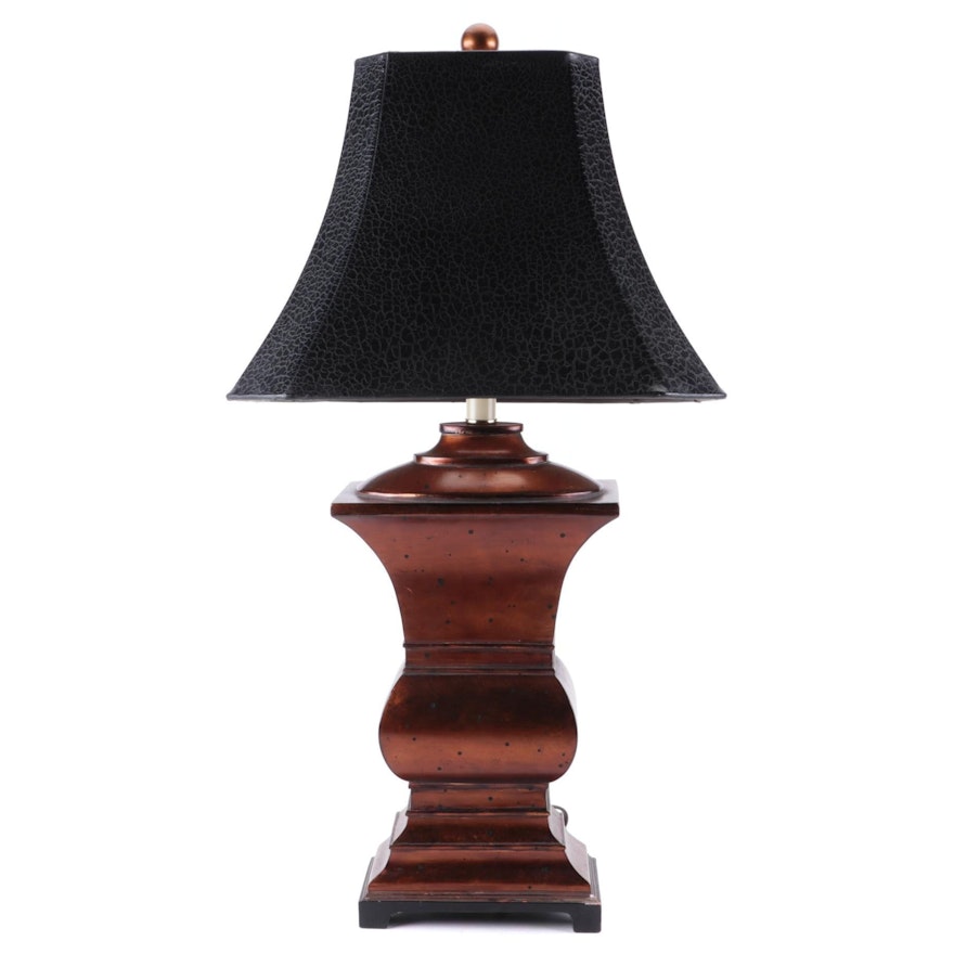 Uttermost Copper-Patinated Composite Table Lamp