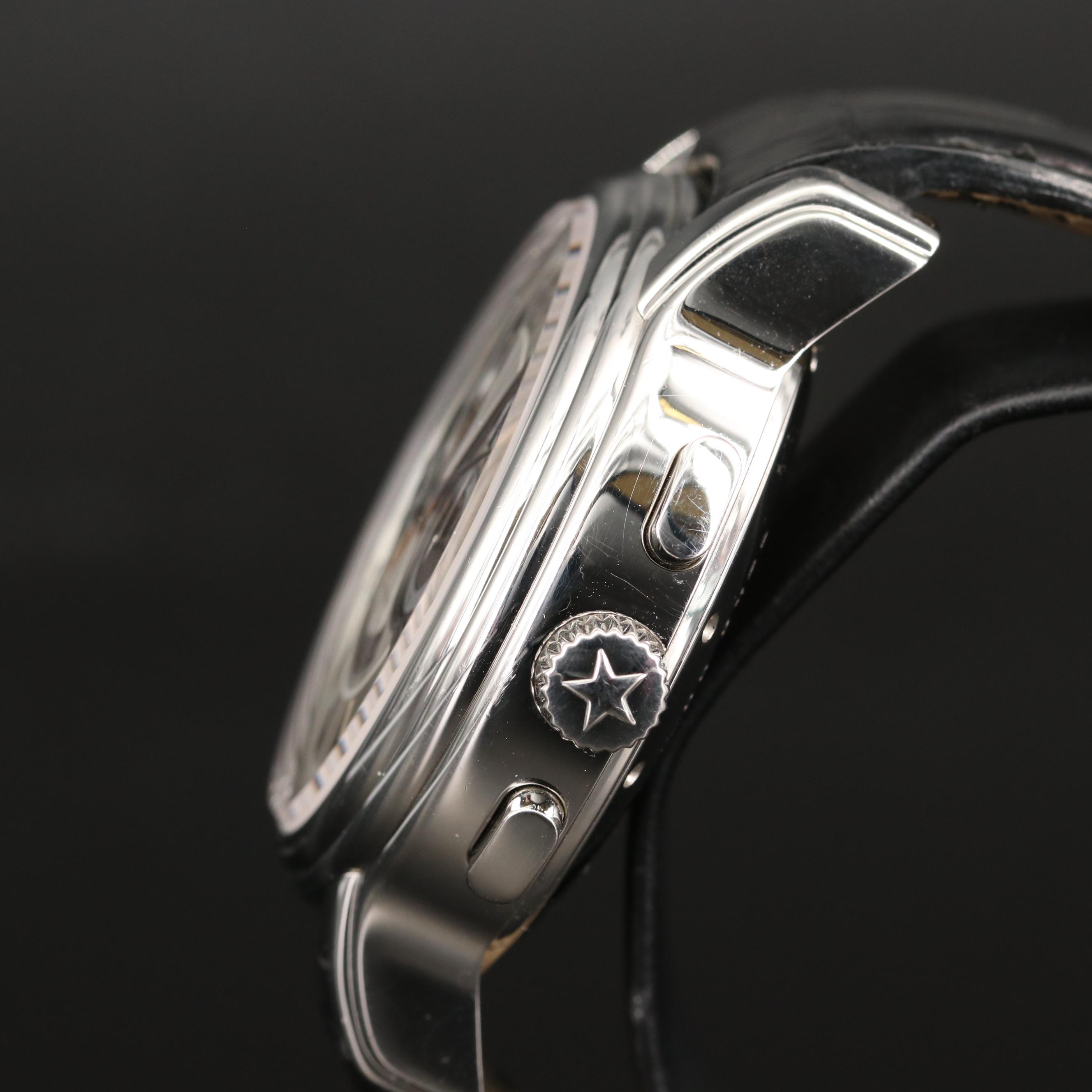 Zenith "Chronomaster XXT Open Grande Date" Stainless Steel Watch