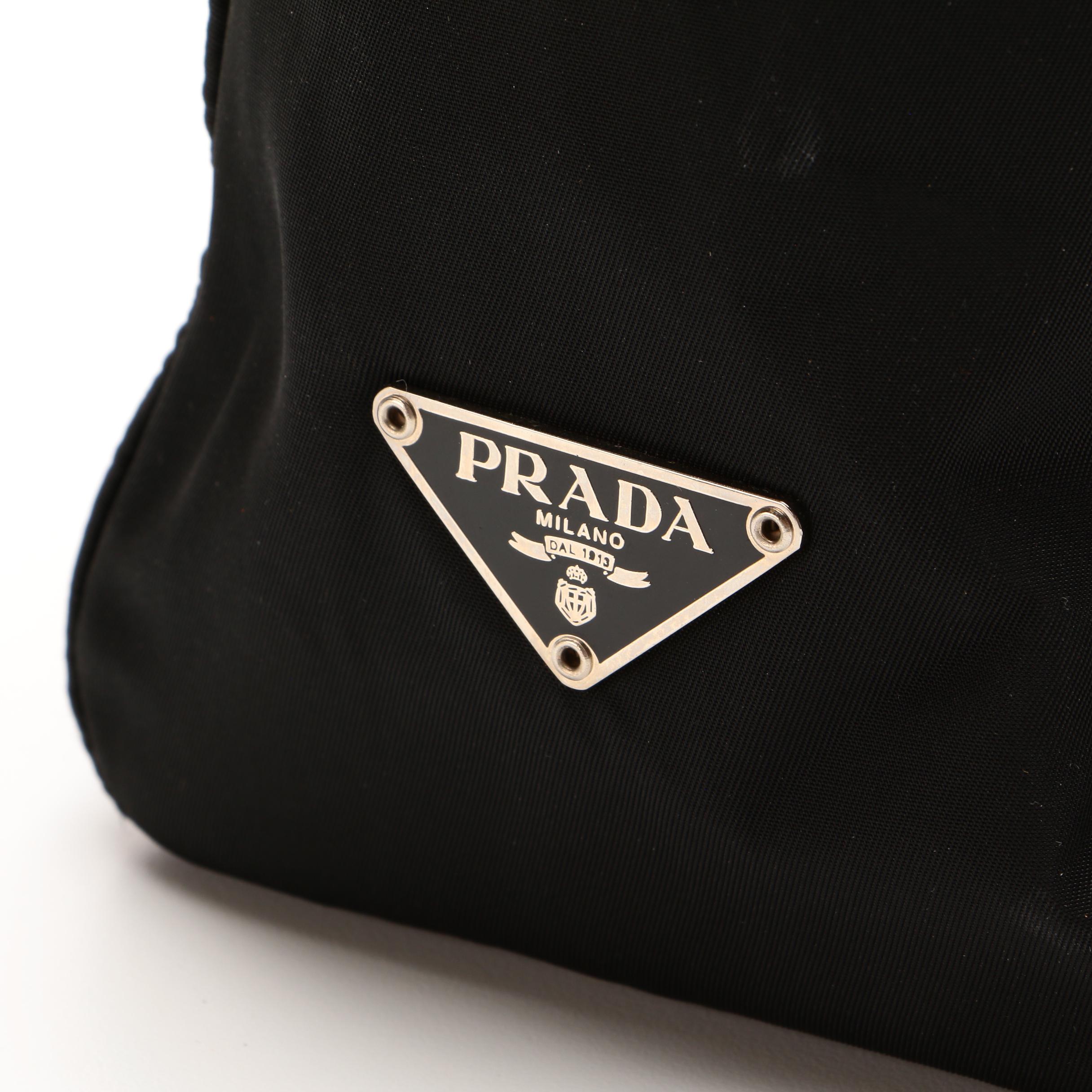 Prada Two-Way Satchel in Black Tessuto Nylon