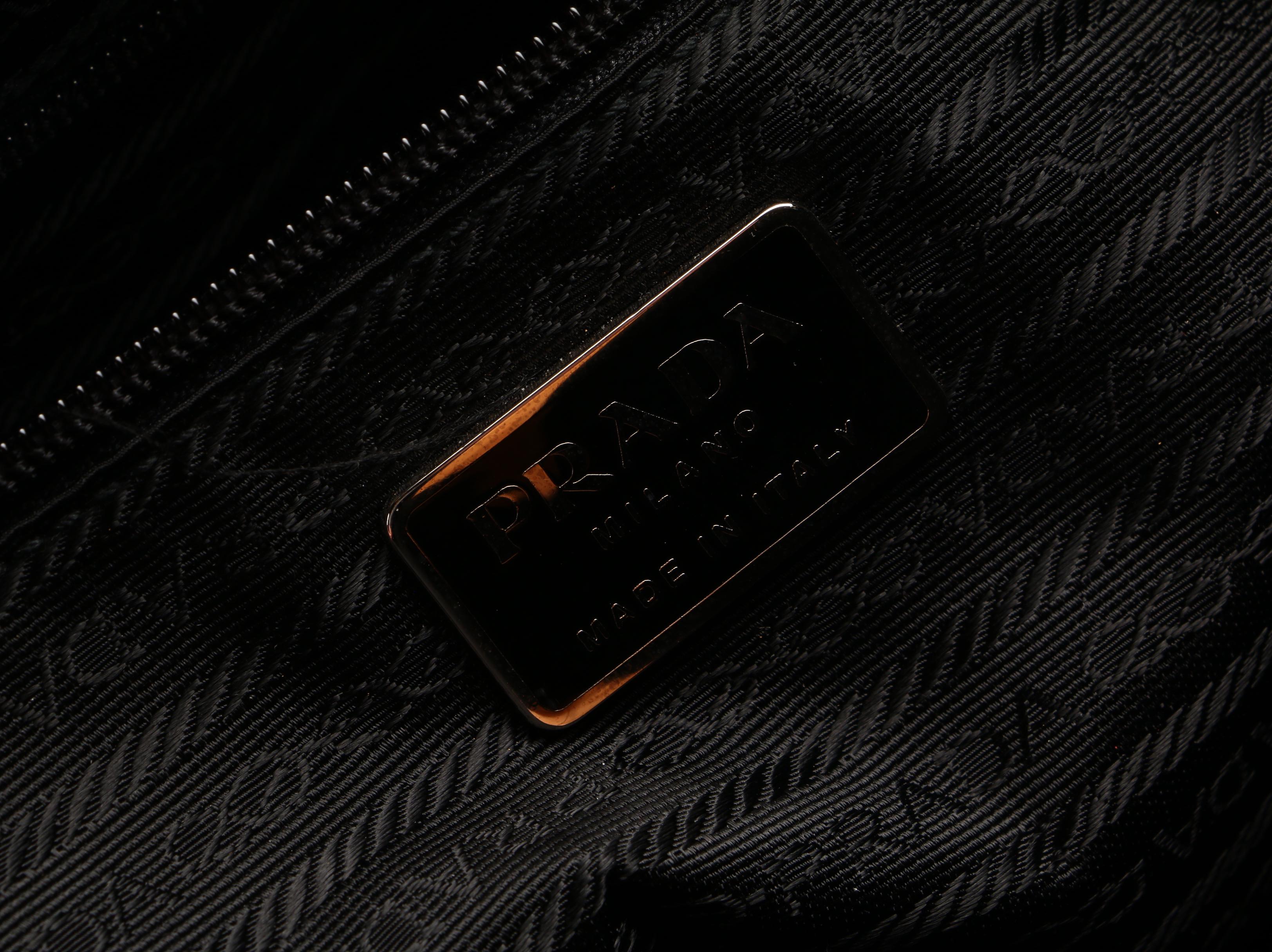 Prada Two-Way Satchel in Black Tessuto Nylon