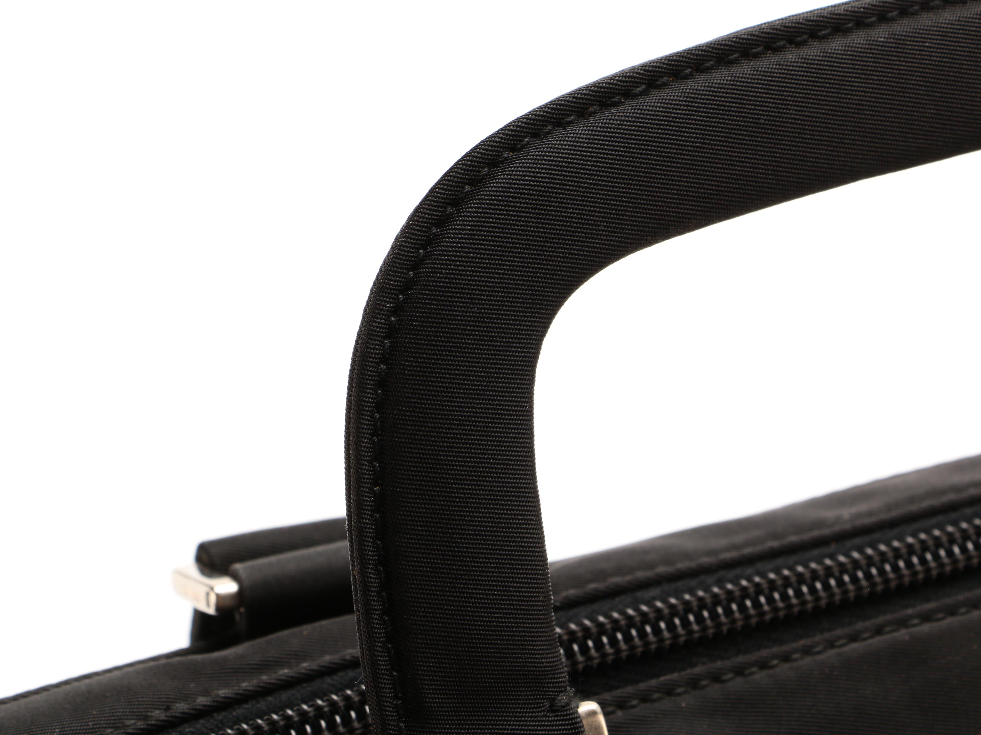 Prada Two-Way Satchel in Black Tessuto Nylon