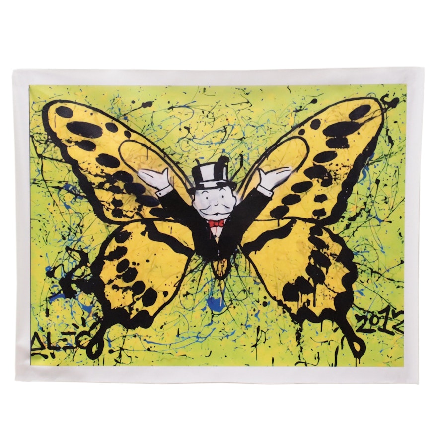 Giclée after Alec Monopoly "Monopoly Butterfly"