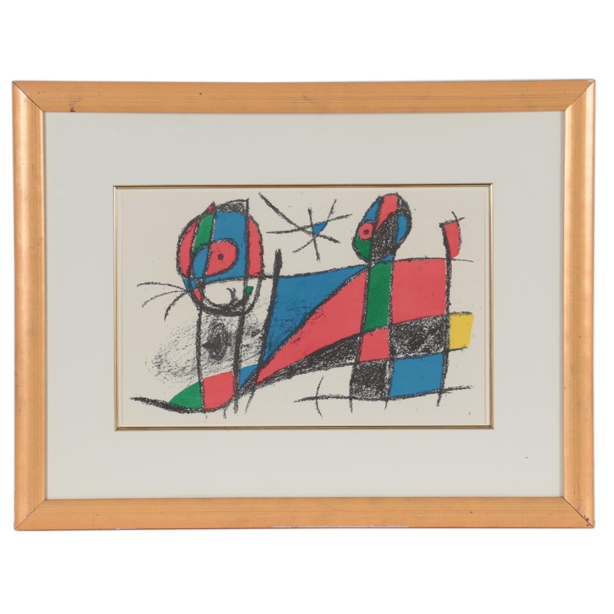 Joan Miró Color Lithograph from "Lithographs II"