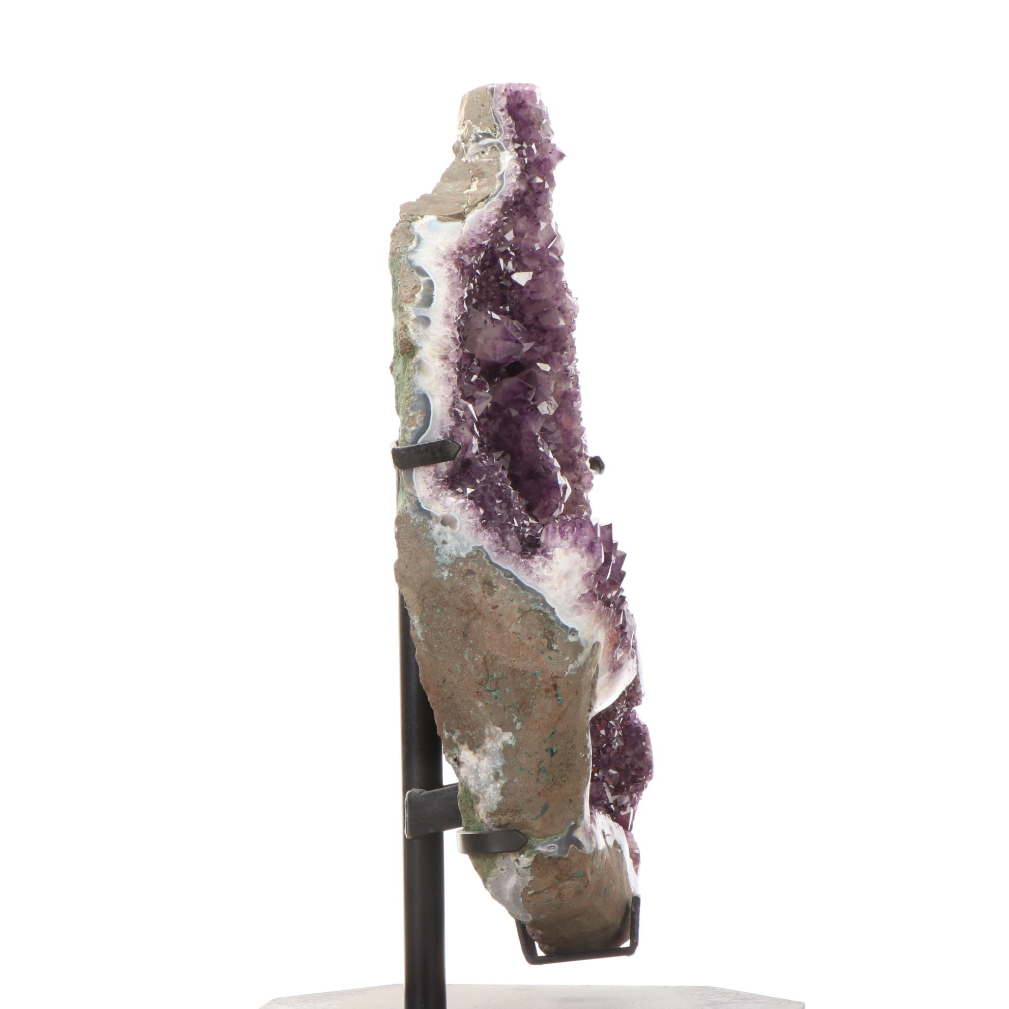 Monumental Amethyst Geode with Display Stand