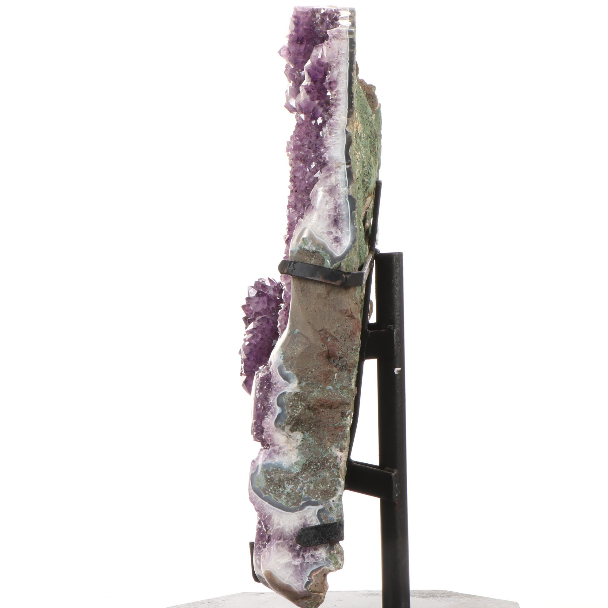 Monumental Amethyst Geode with Display Stand