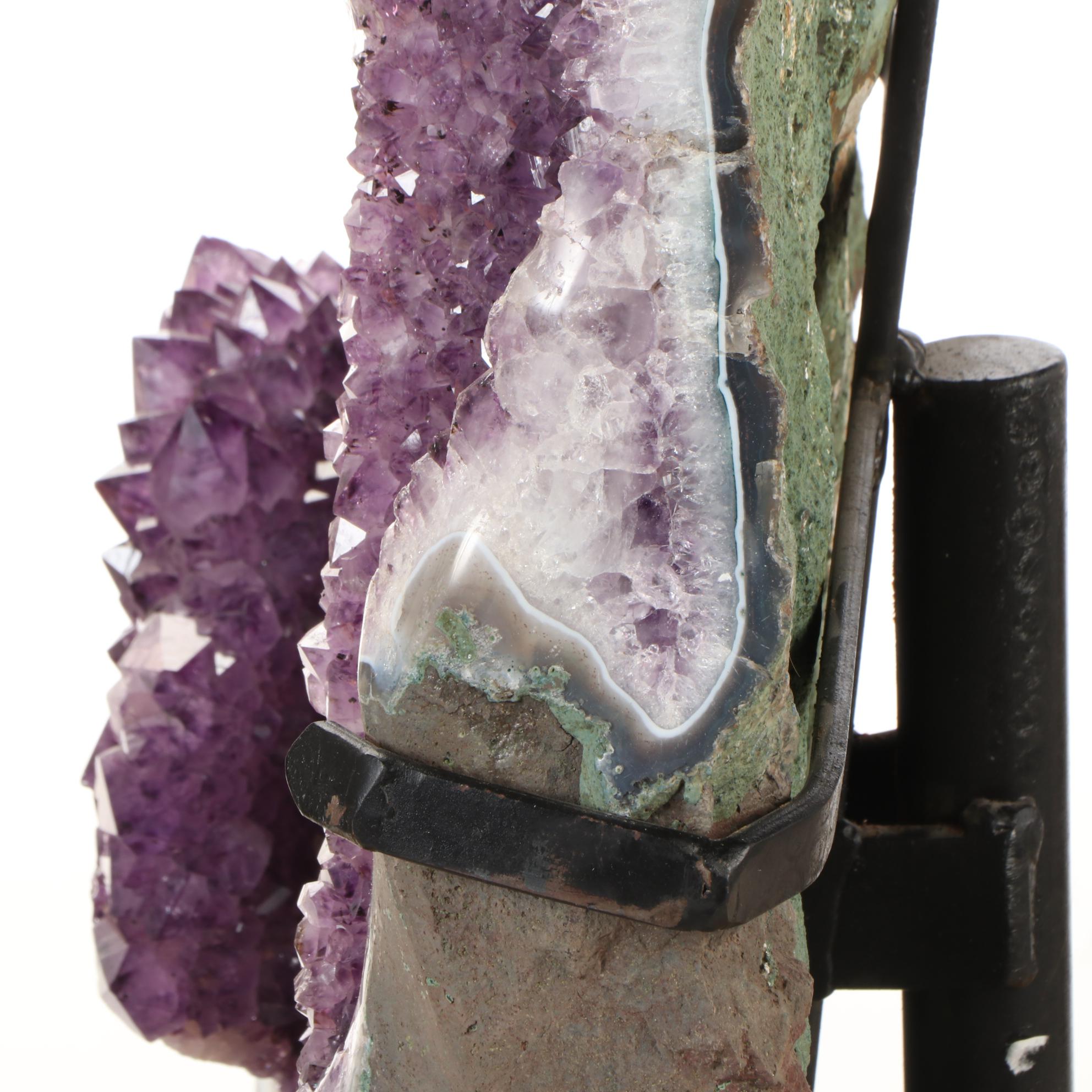 Monumental Amethyst Geode with Display Stand