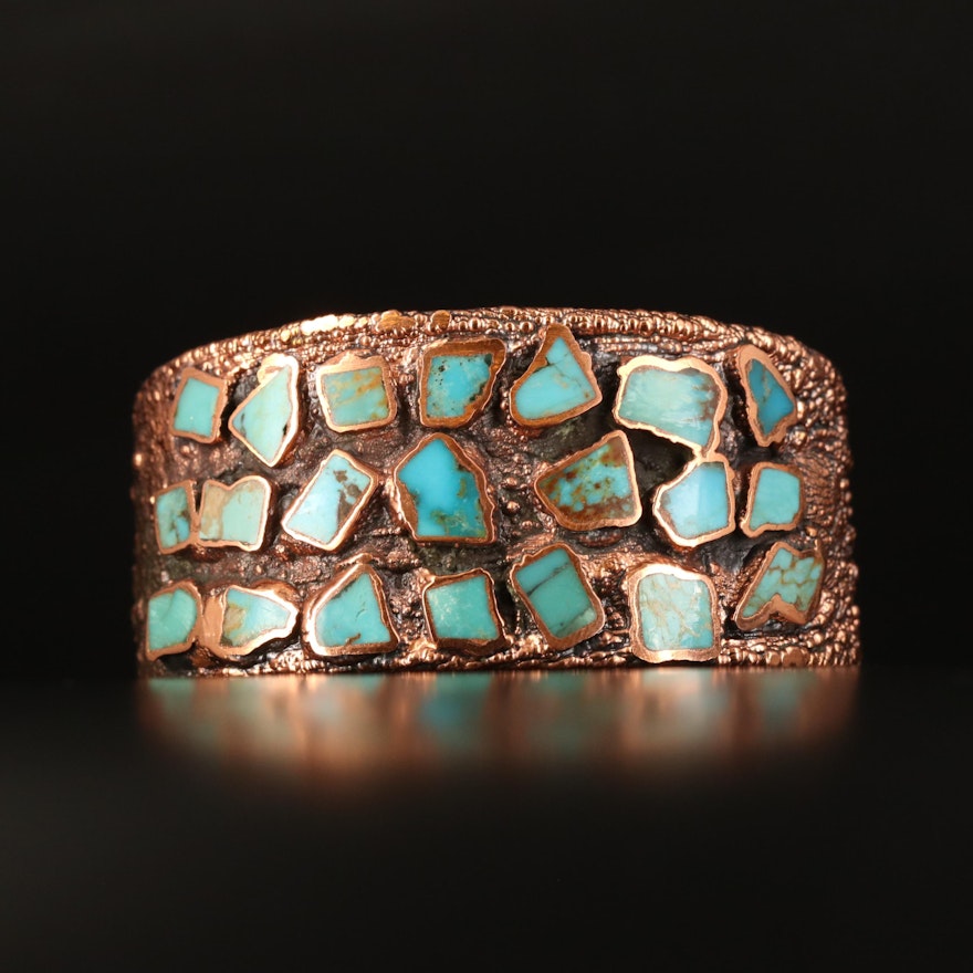 Bell Trading Post Copper Turquoise Cuff