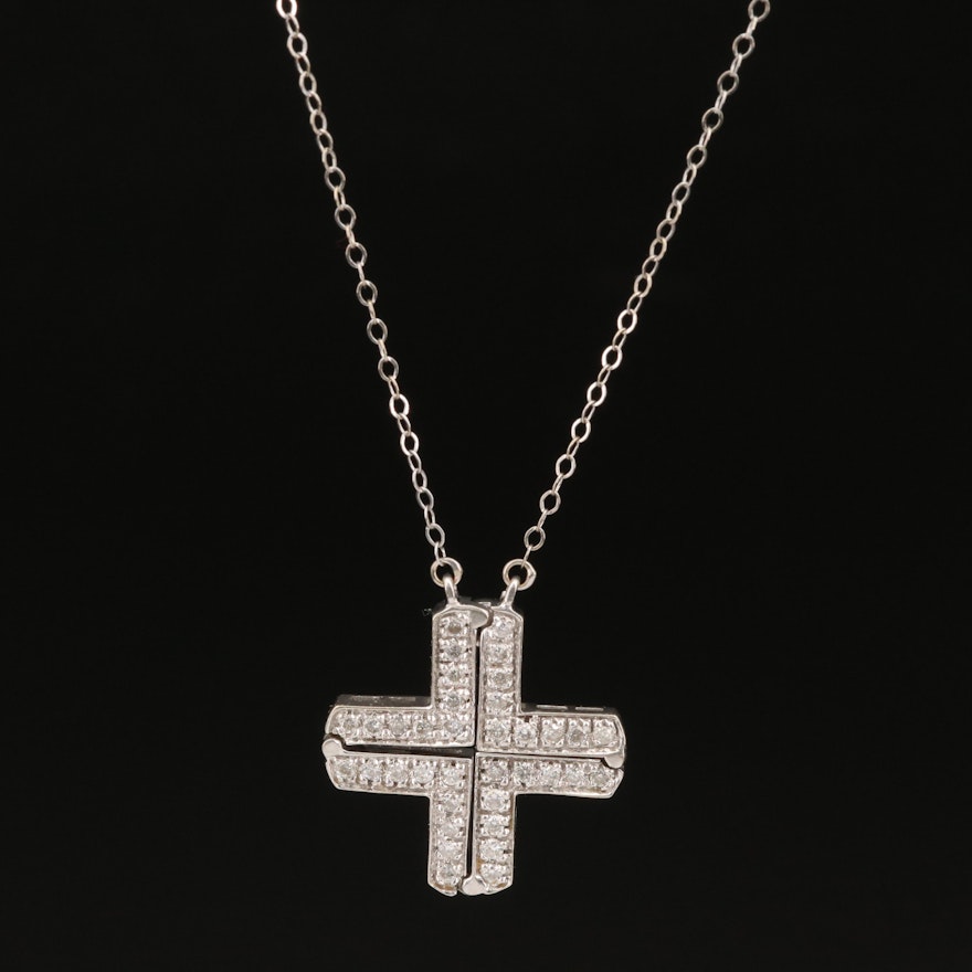 14K Diamond Convertible Necklace