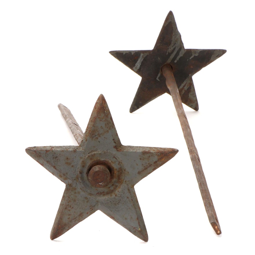 Cast Iron Star Anchor Plates