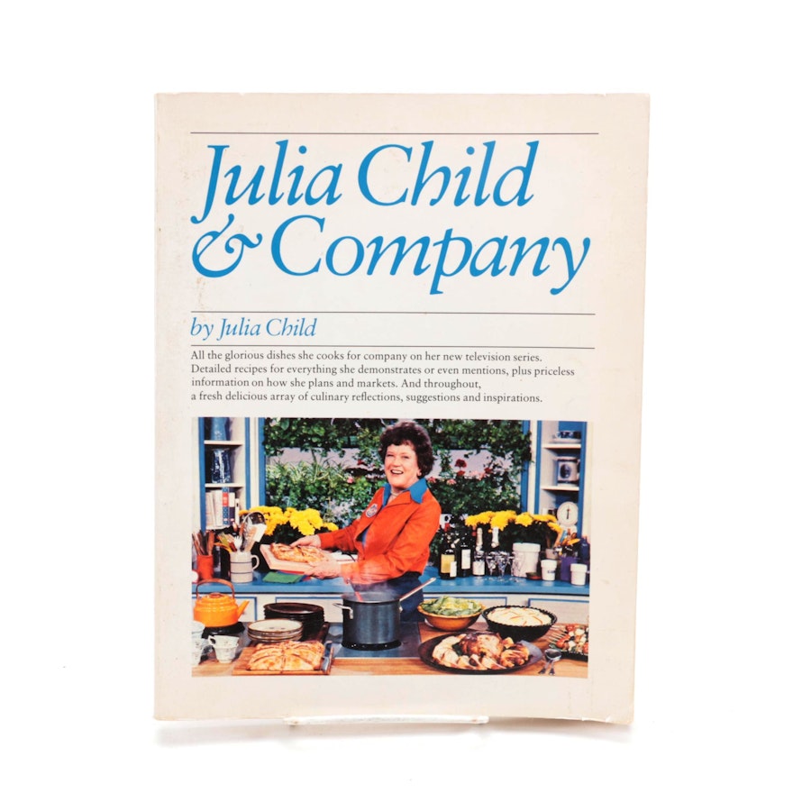 Signed First Edition "Julia Child and Company" by Julia Child, 1978
