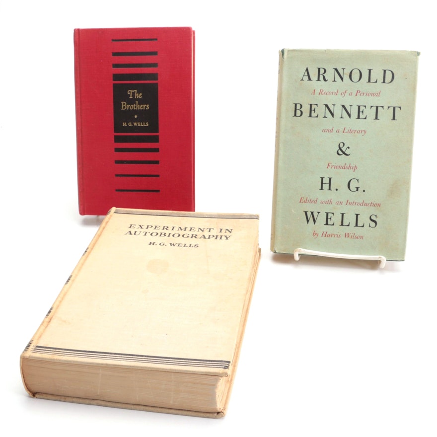 First American Edition "Experiment in Autobiography" and More by H. G. Wells