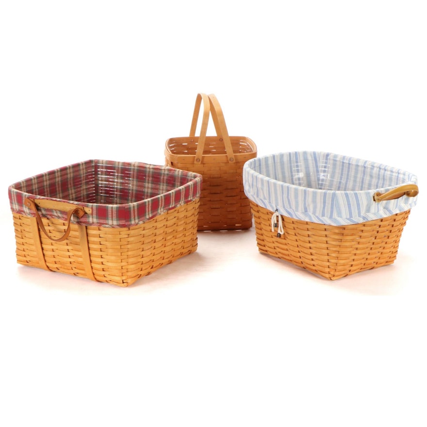 Longaberger Handled Storage and Carrying Baskets