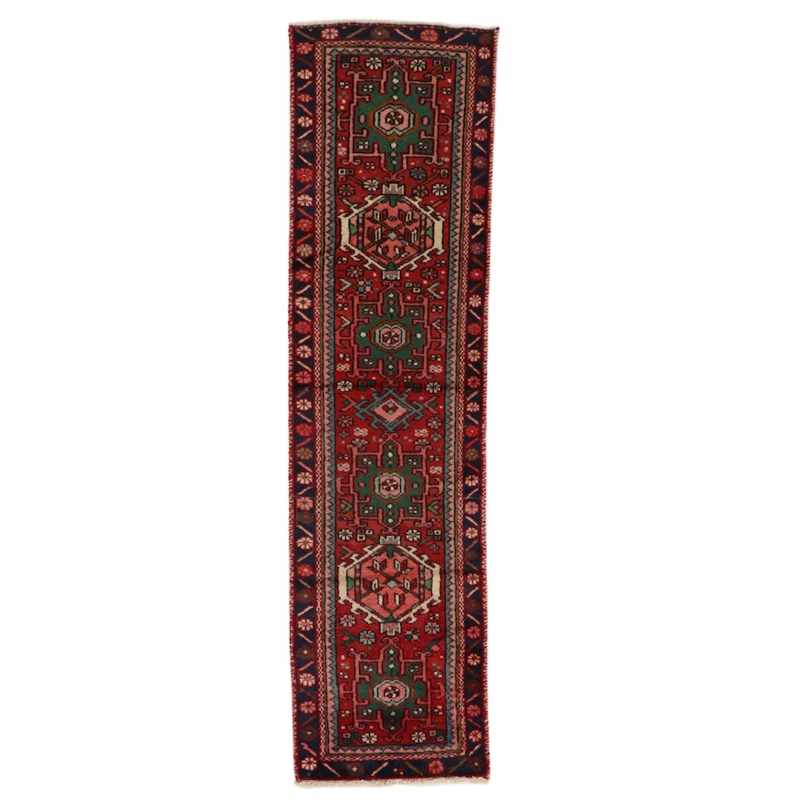 2' x 7'8 Hand-Knotted Persian Karaja Carpet Runner