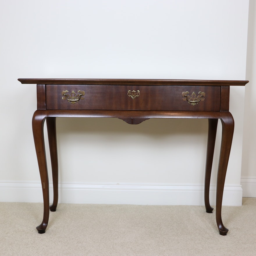 W. A. Bratburd Queen Anne Style Sofa Table