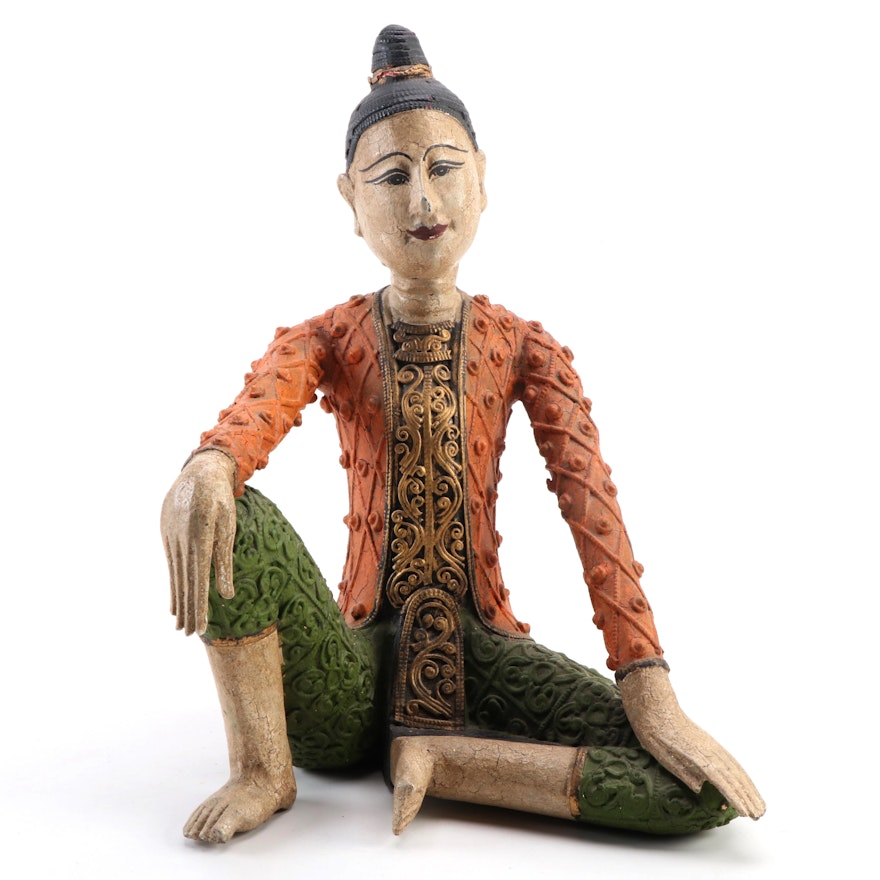 Southeast Asian Composite Woman Figurine, Late 20th to 21st Century