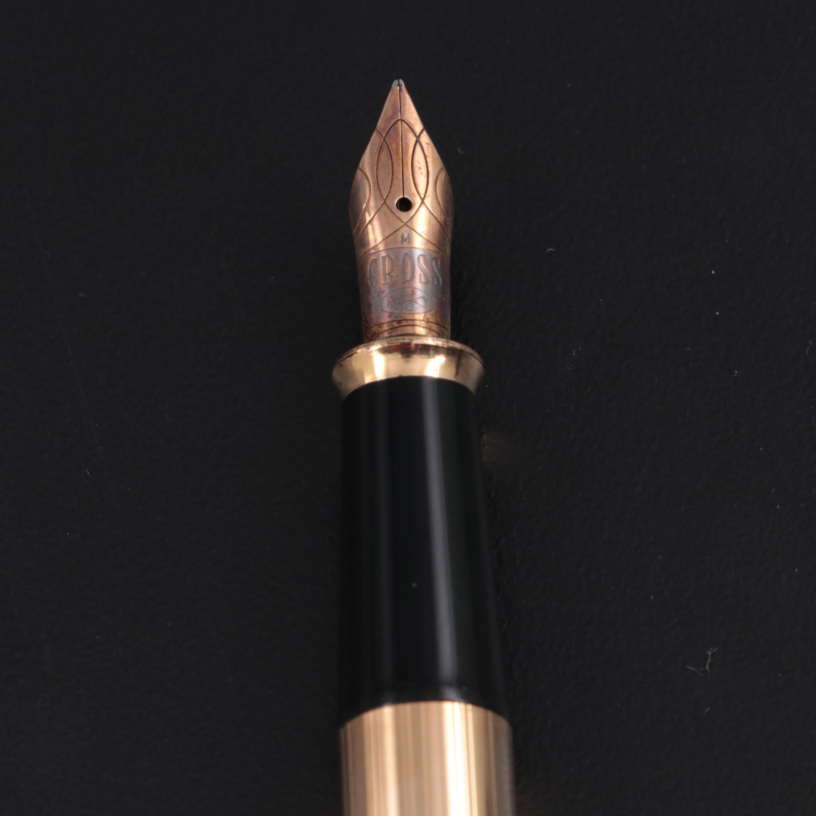 Cross Century II 14K Gold-Filled Ribbed Fountain Pen