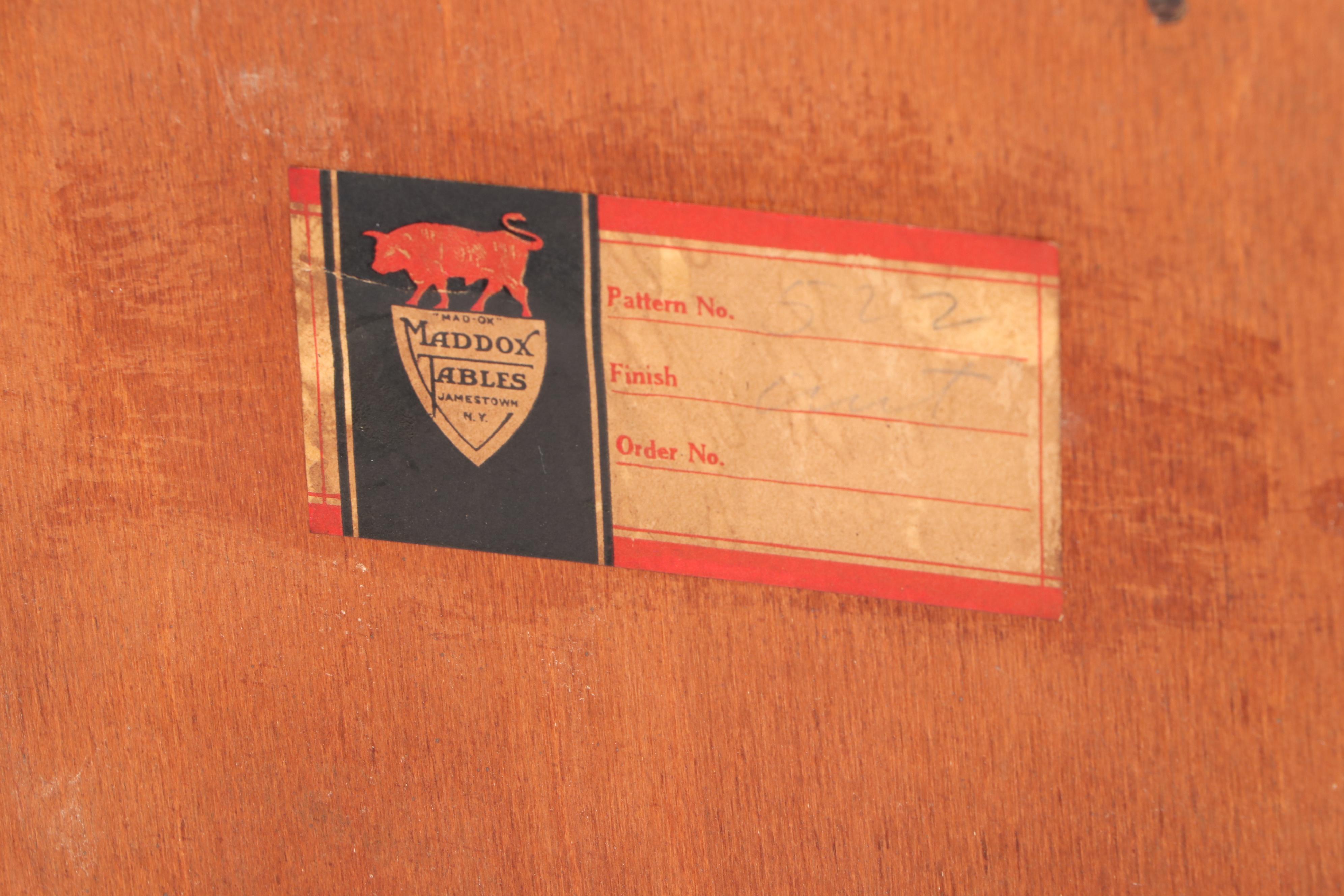 Maddox Chippendale Style Mahogany Secretary Bookcase, Mid-20th Century