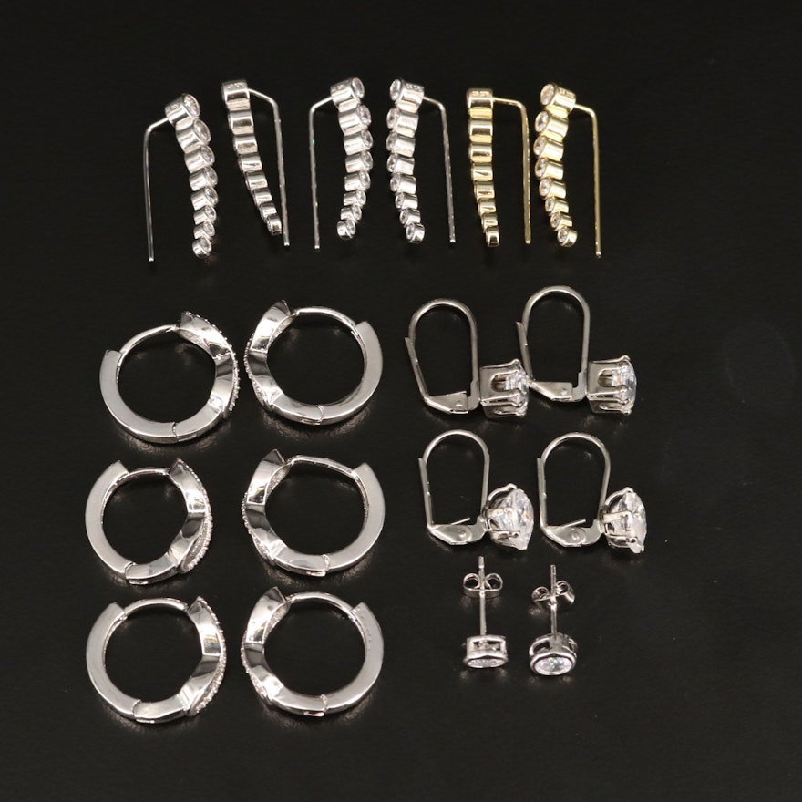 Cubic Zirconia Earrings Selection