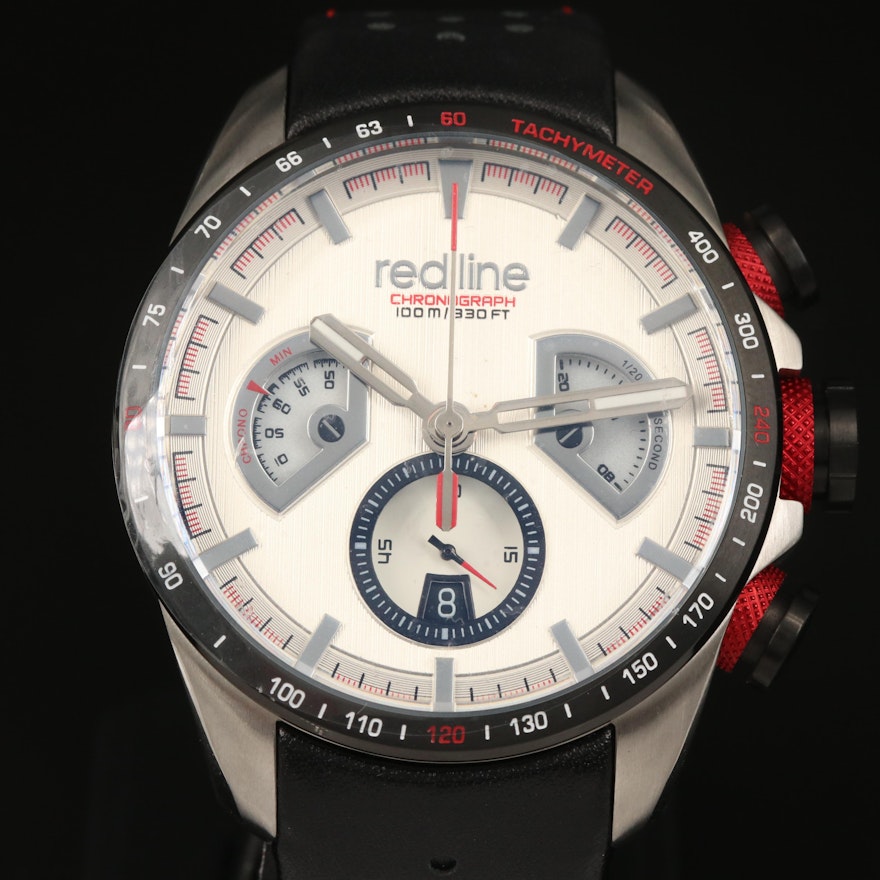 Red Line "Kickdown" Chronograph Stainless Steel Quartz Wristwatch