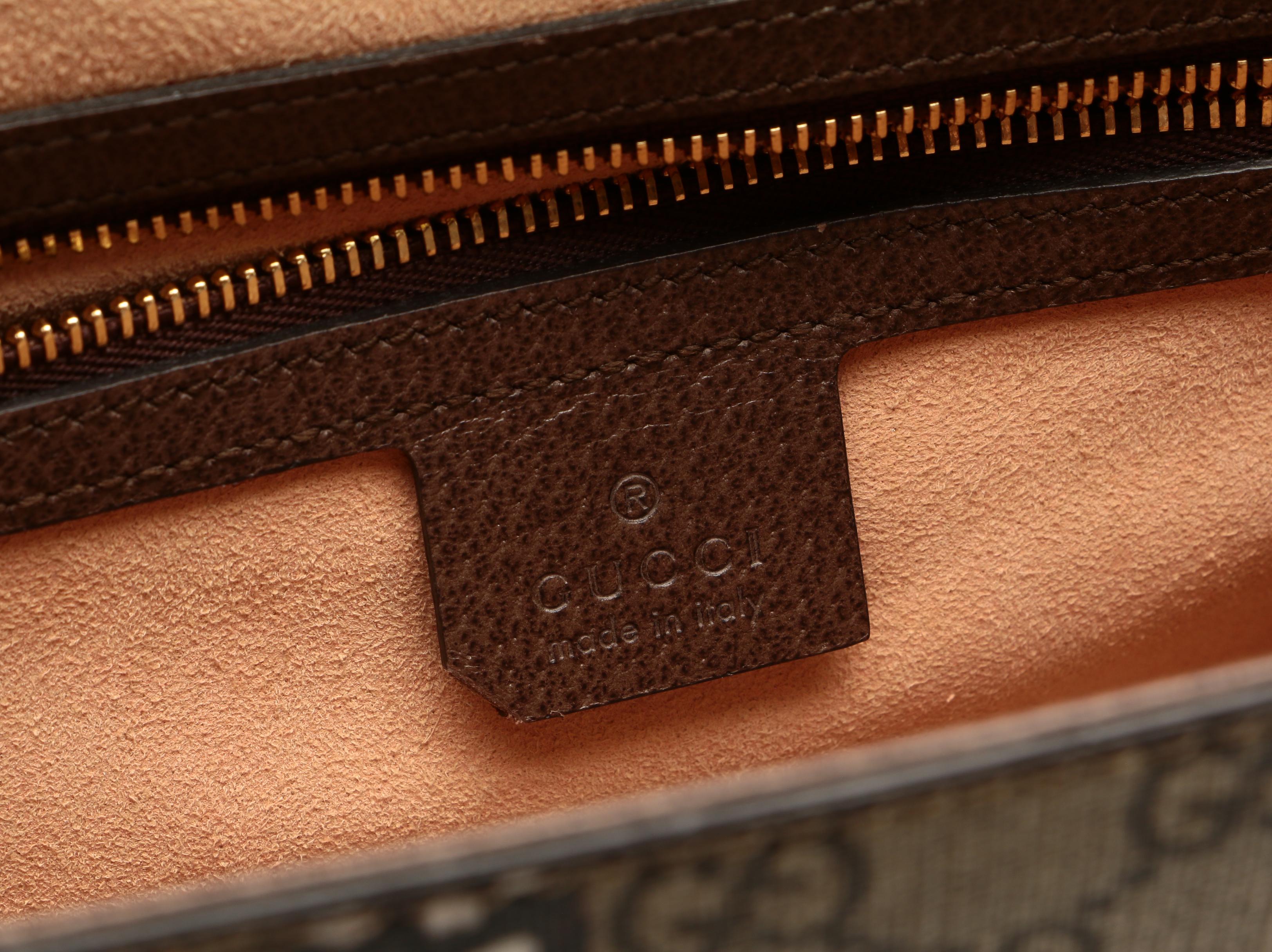 Gucci Padlock Top Handle Bag in Bengal Tiger Print GG Supreme Canvas EBTH