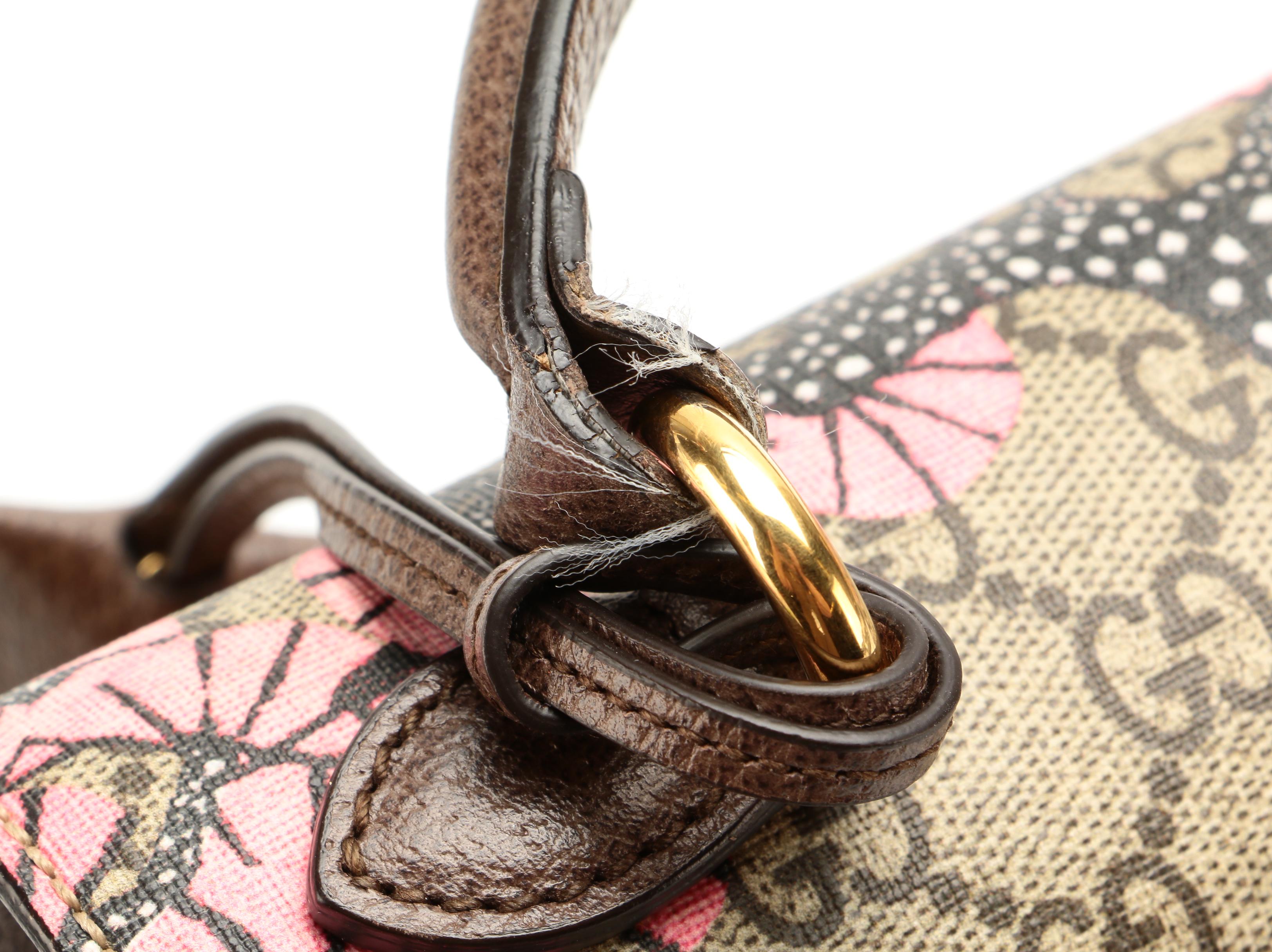 Gucci Padlock Top Handle Bag in Bengal Tiger Print GG Supreme Canvas EBTH