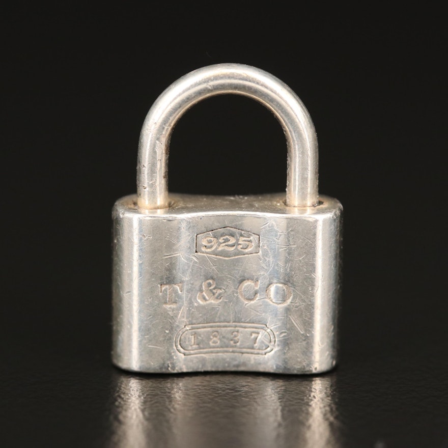Tiffany & Co. "1837" Sterling Silver Lock Charm