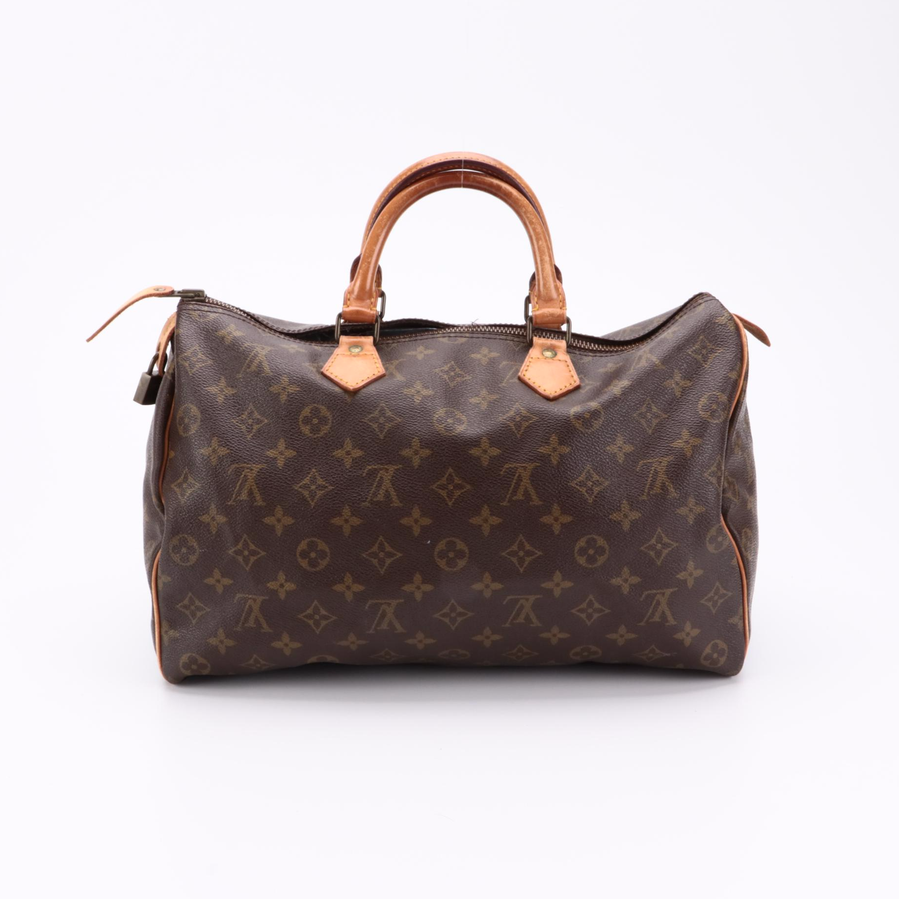 Louis Vuitton Speedy 35 in Monogram Canvas and Vachetta Leather